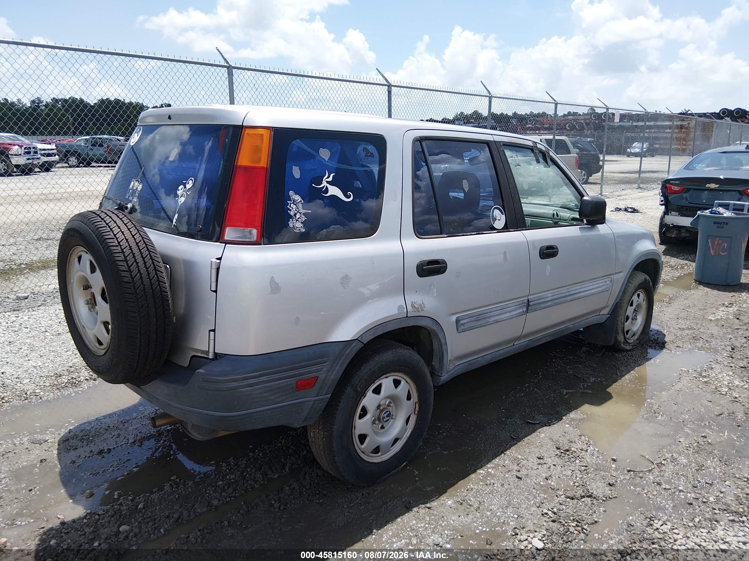 2000 Honda Cr-v Lx Silver vin: JHLRD2844YC015662