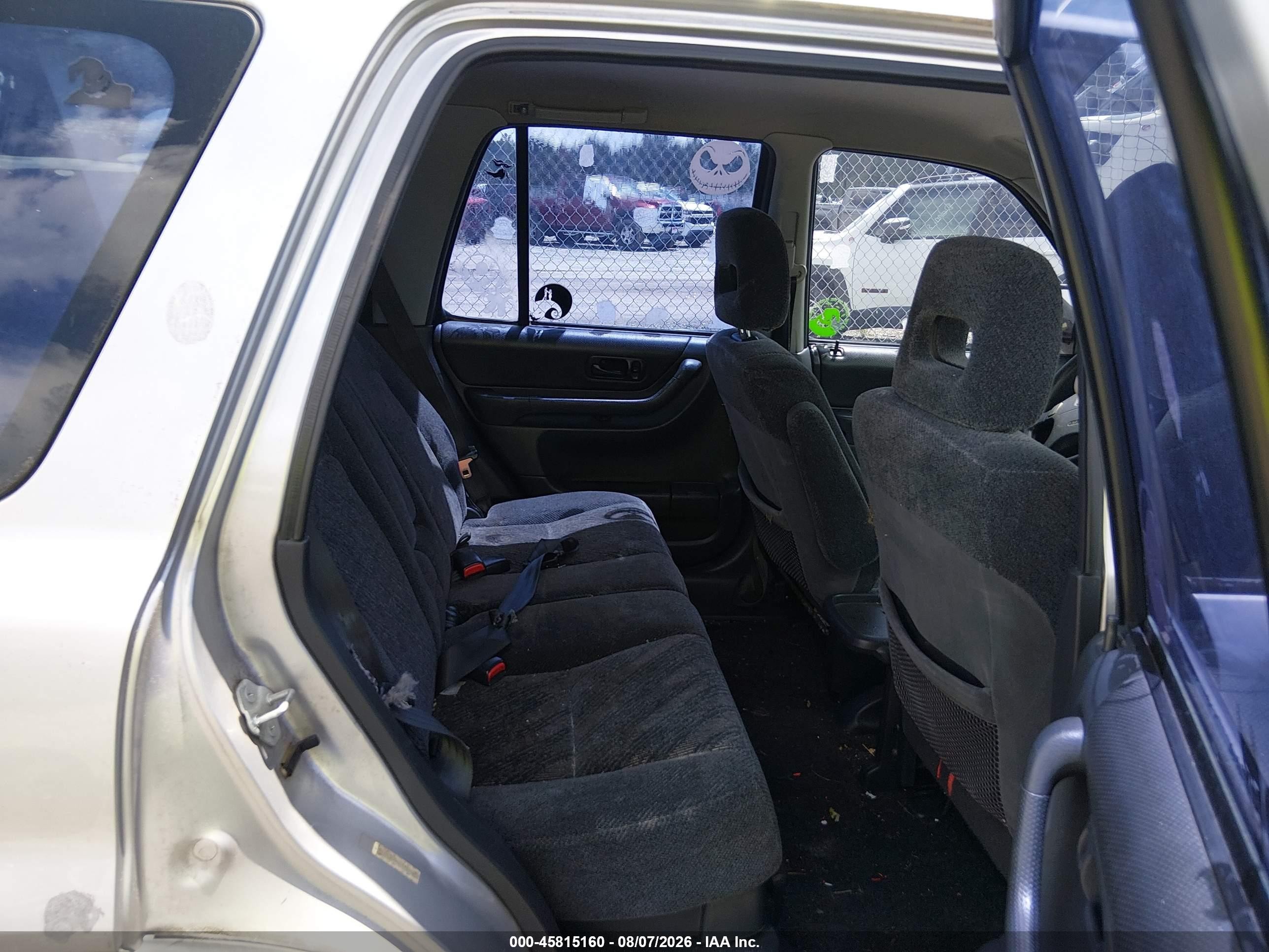 2000 Honda Cr-v Lx Silver vin: JHLRD2844YC015662