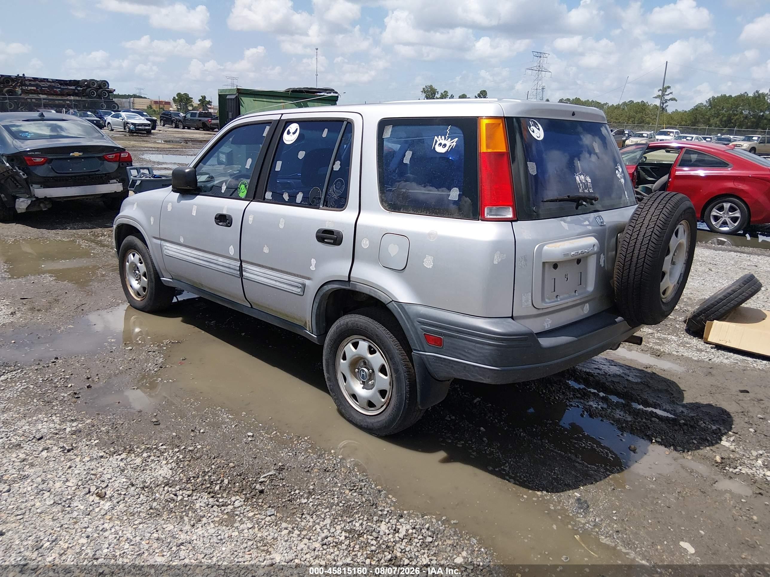 2000 Honda Cr-v Lx Silver vin: JHLRD2844YC015662