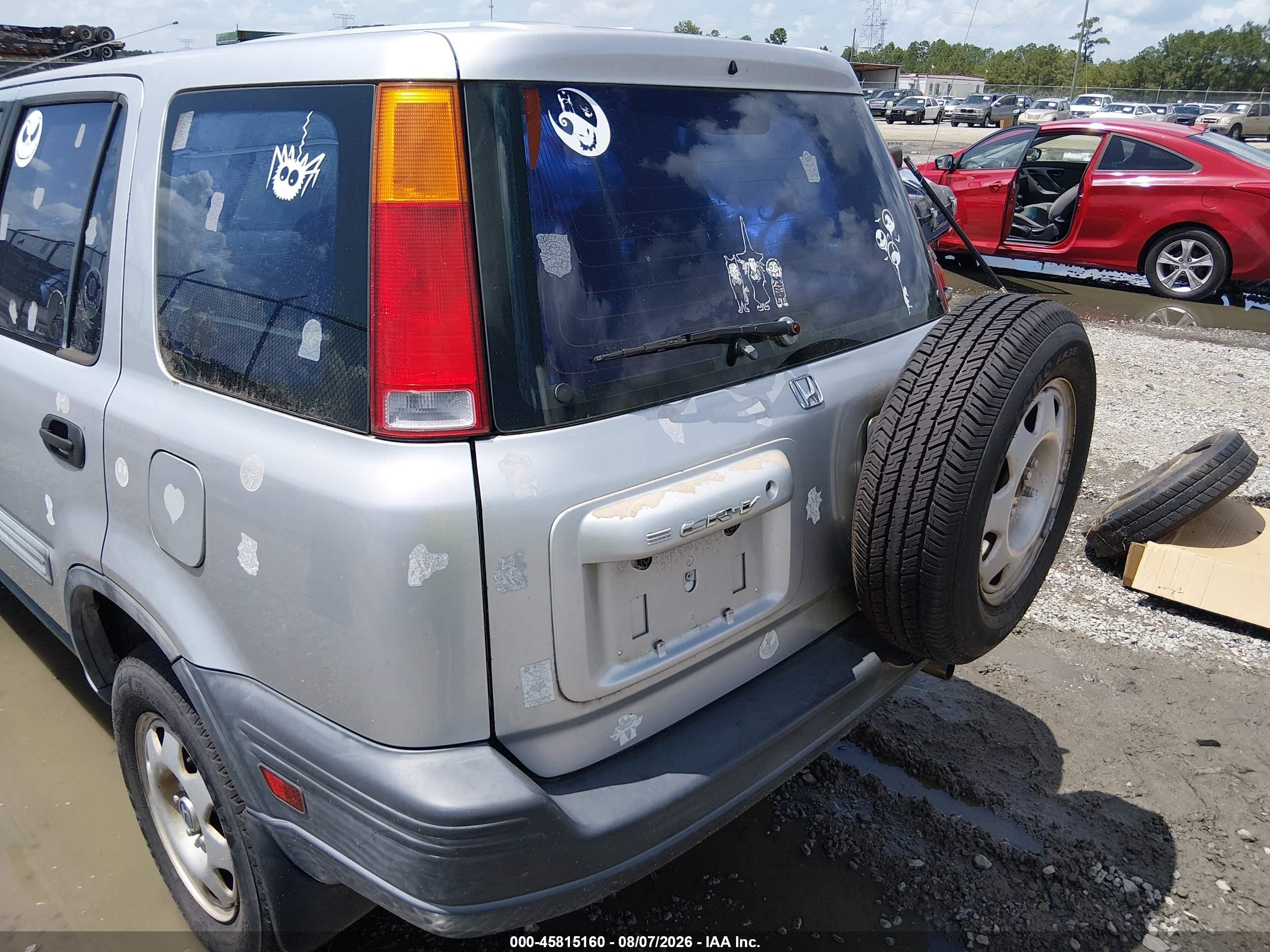 2000 Honda Cr-v Lx Silver vin: JHLRD2844YC015662