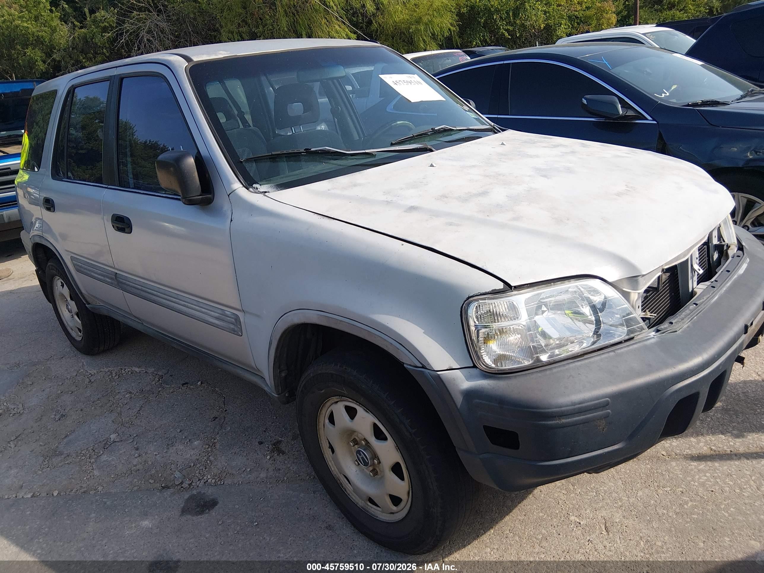 2001 Honda Cr-v Lx Silver vin: JHLRD28451S018677