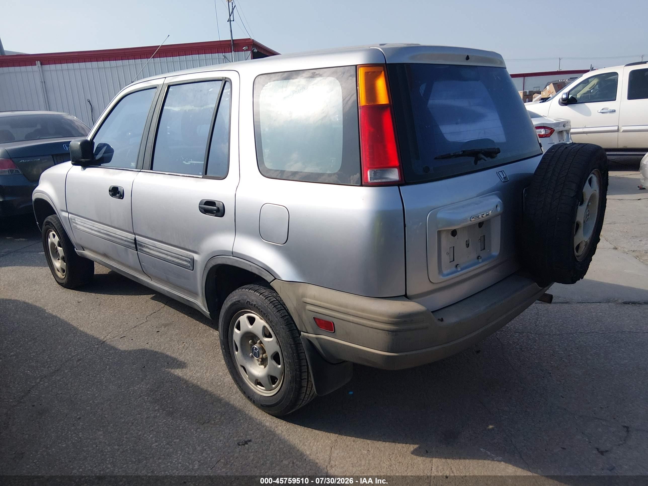 2001 Honda Cr-v Lx Silver vin: JHLRD28451S018677