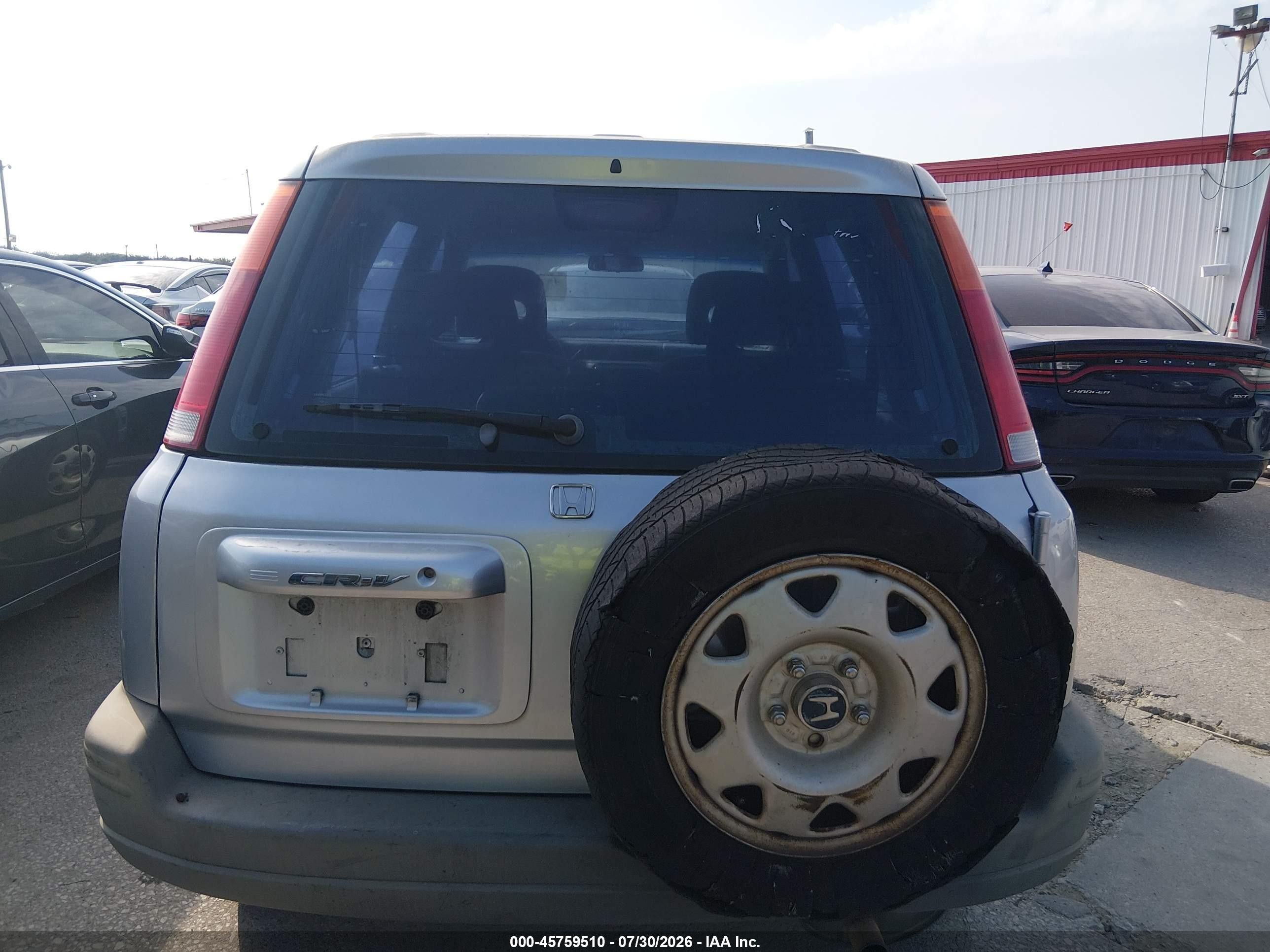 2001 Honda Cr-v Lx Silver vin: JHLRD28451S018677