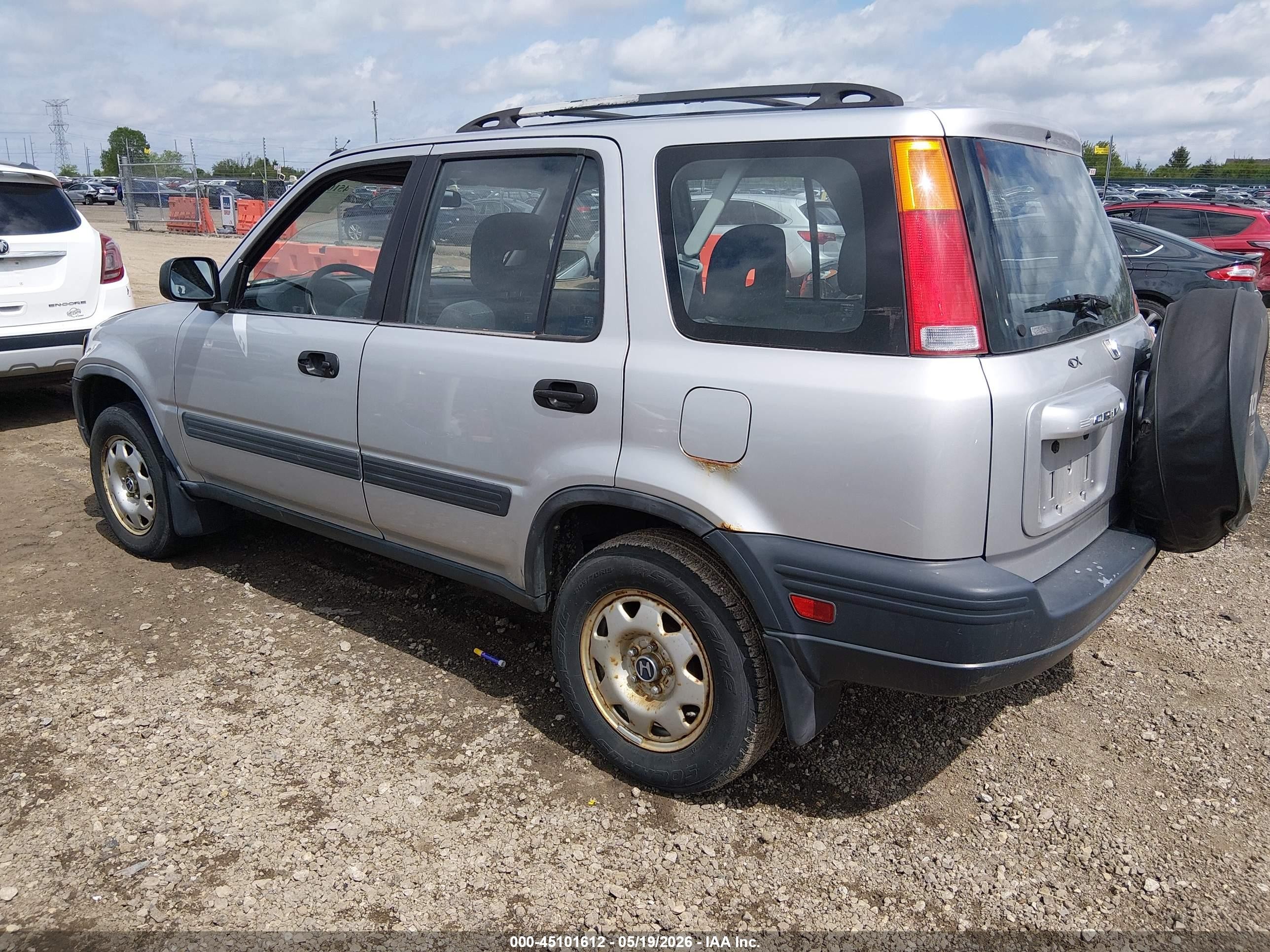 1999 Honda Cr-v Lx Silver vin: JHLRD2845XC003860