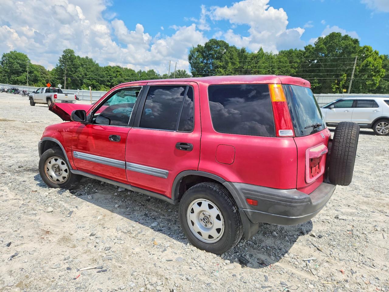2000 Honda Cr-v Lx Red vin: JHLRD2845YC010776