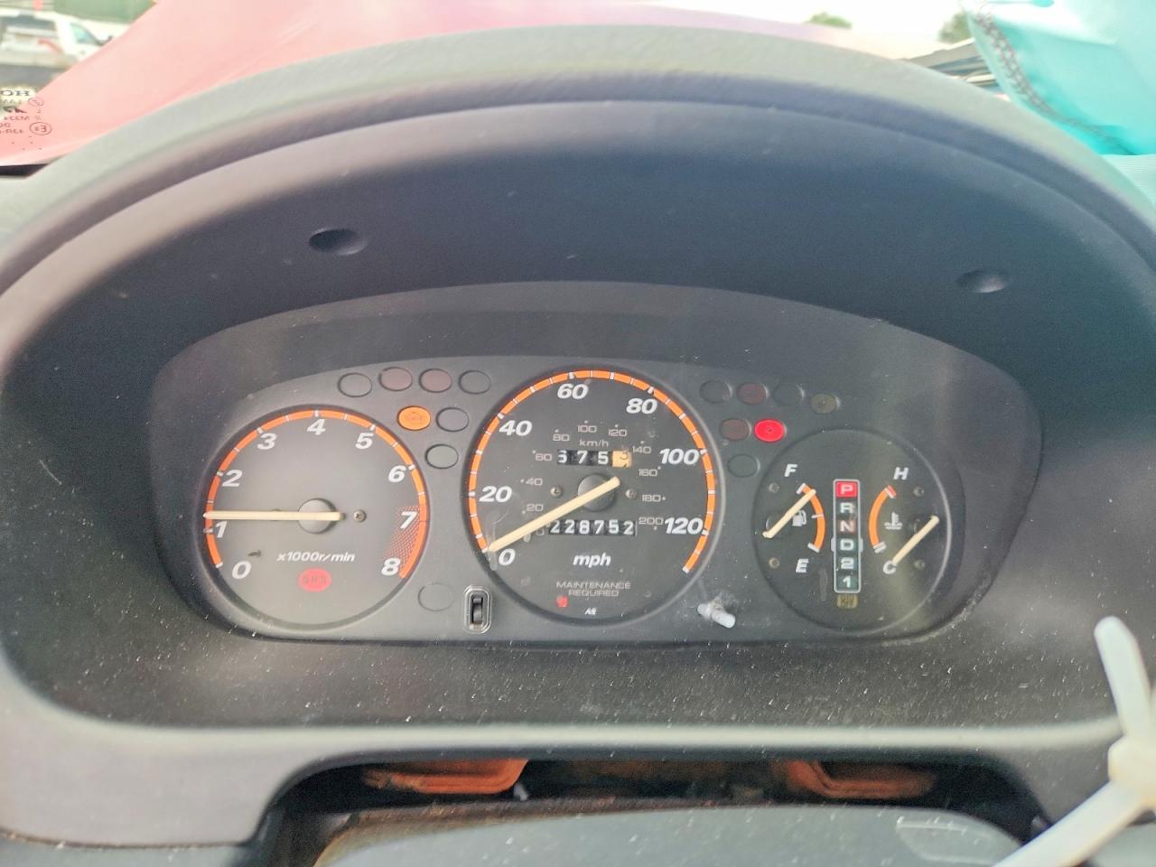 2000 Honda Cr-v Lx Red vin: JHLRD2845YC010776