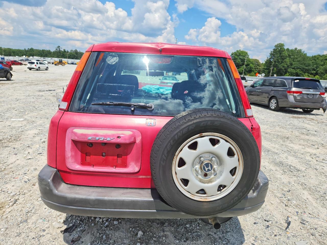 2000 Honda Cr-v Lx Red vin: JHLRD2845YC010776