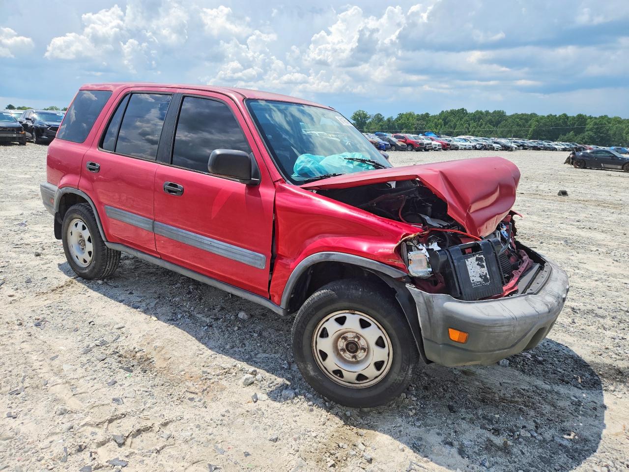 2000 Honda Cr-v Lx Red vin: JHLRD2845YC010776