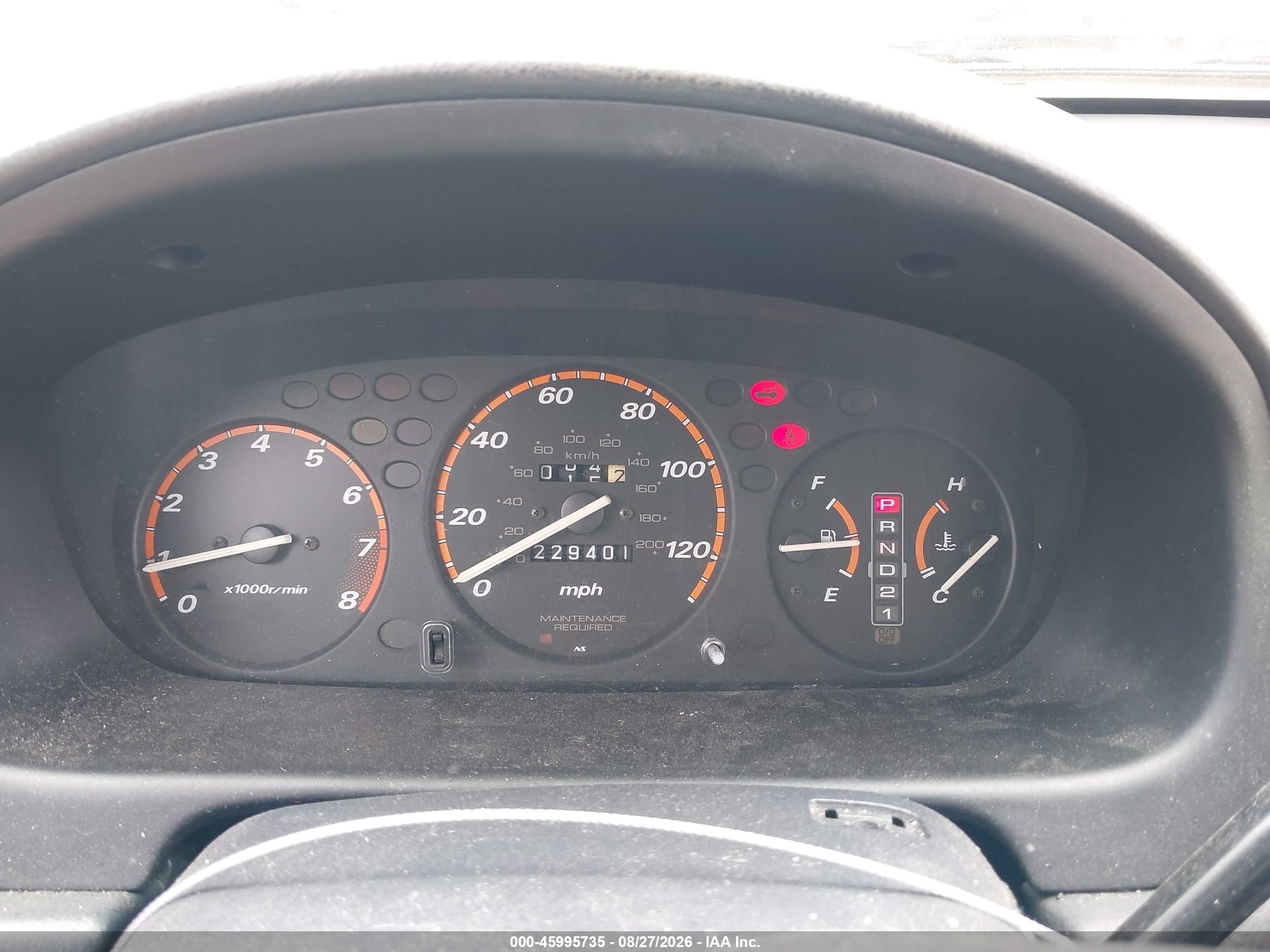 2000 Honda Cr-v Lx Black vin: JHLRD2845YC013435