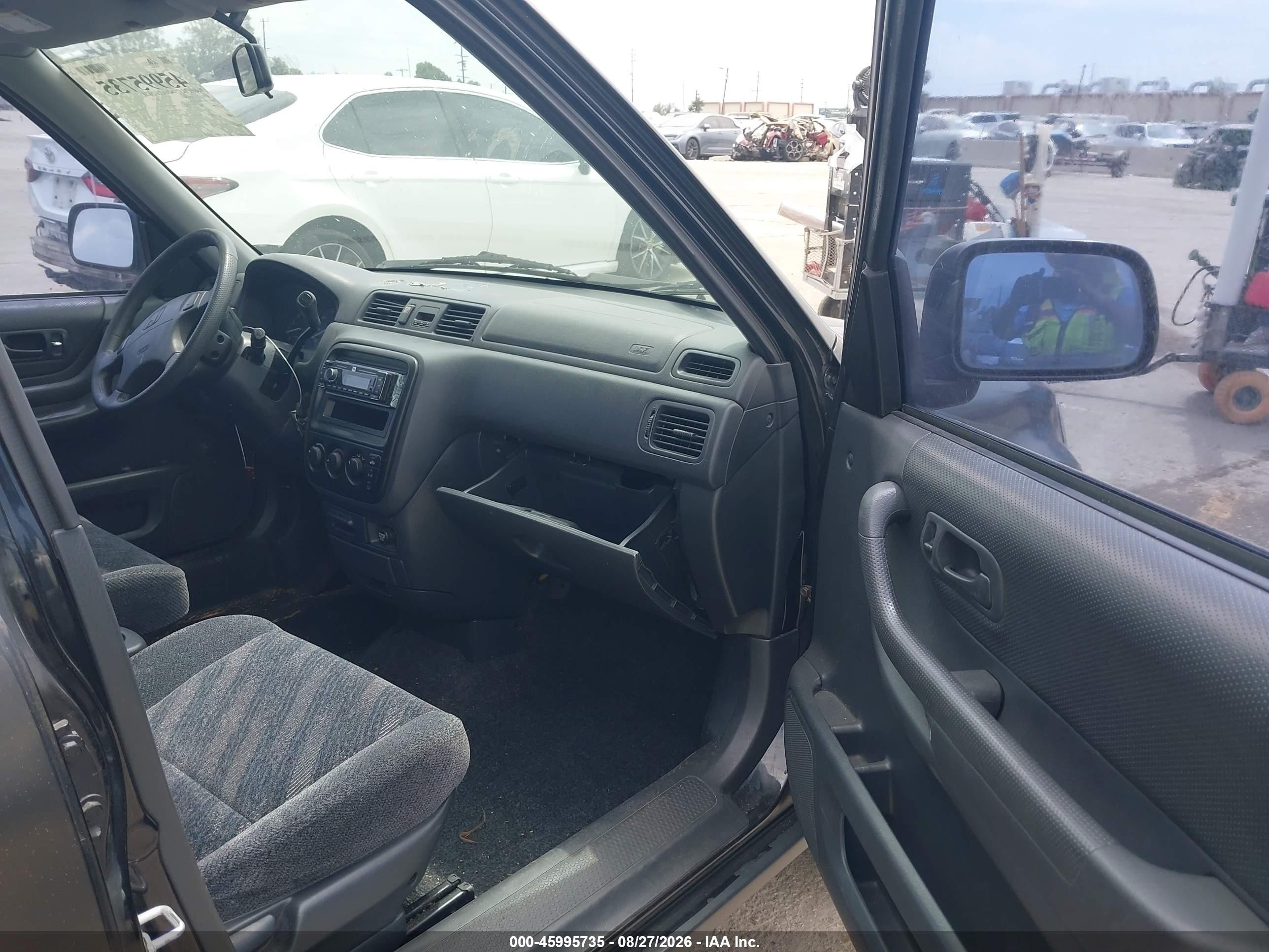 2000 Honda Cr-v Lx Black vin: JHLRD2845YC013435