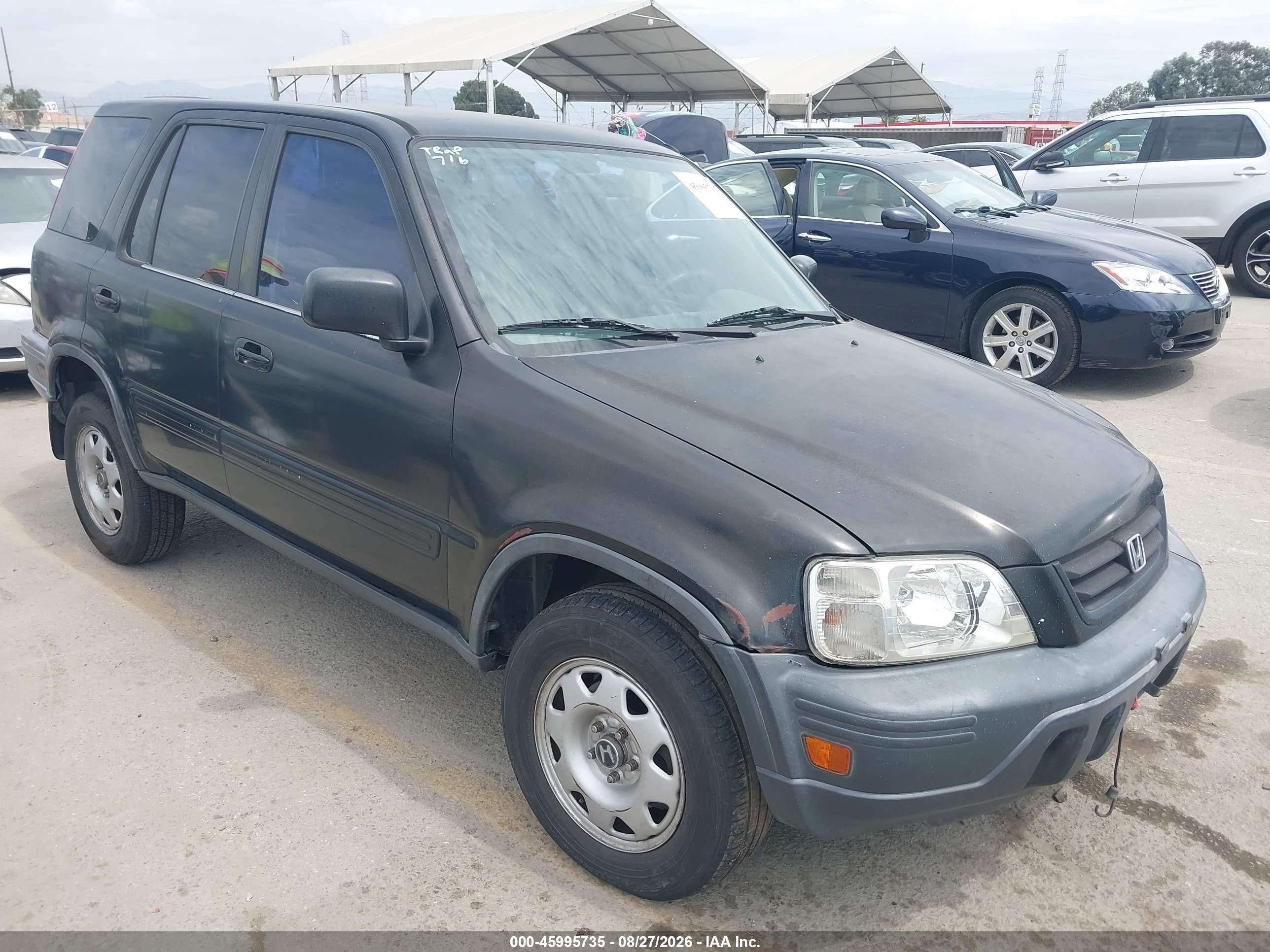 2000 Honda Cr-v Lx Black vin: JHLRD2845YC013435