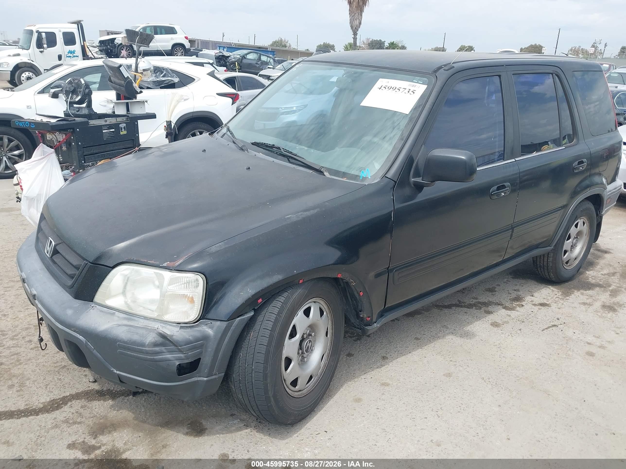 2000 Honda Cr-v Lx Black vin: JHLRD2845YC013435