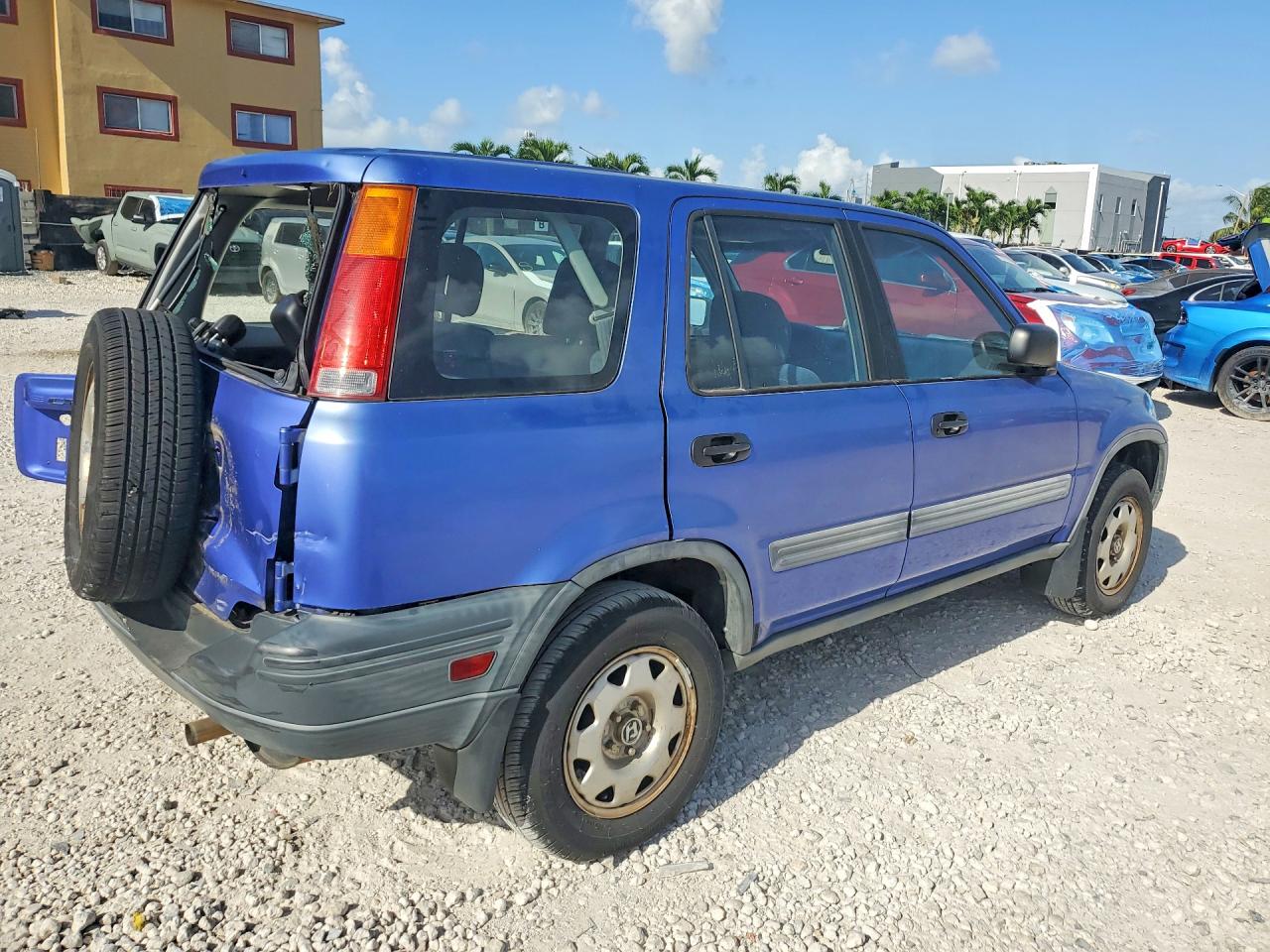 2000 Honda Cr-v Lx Blue vin: JHLRD2846YC013749
