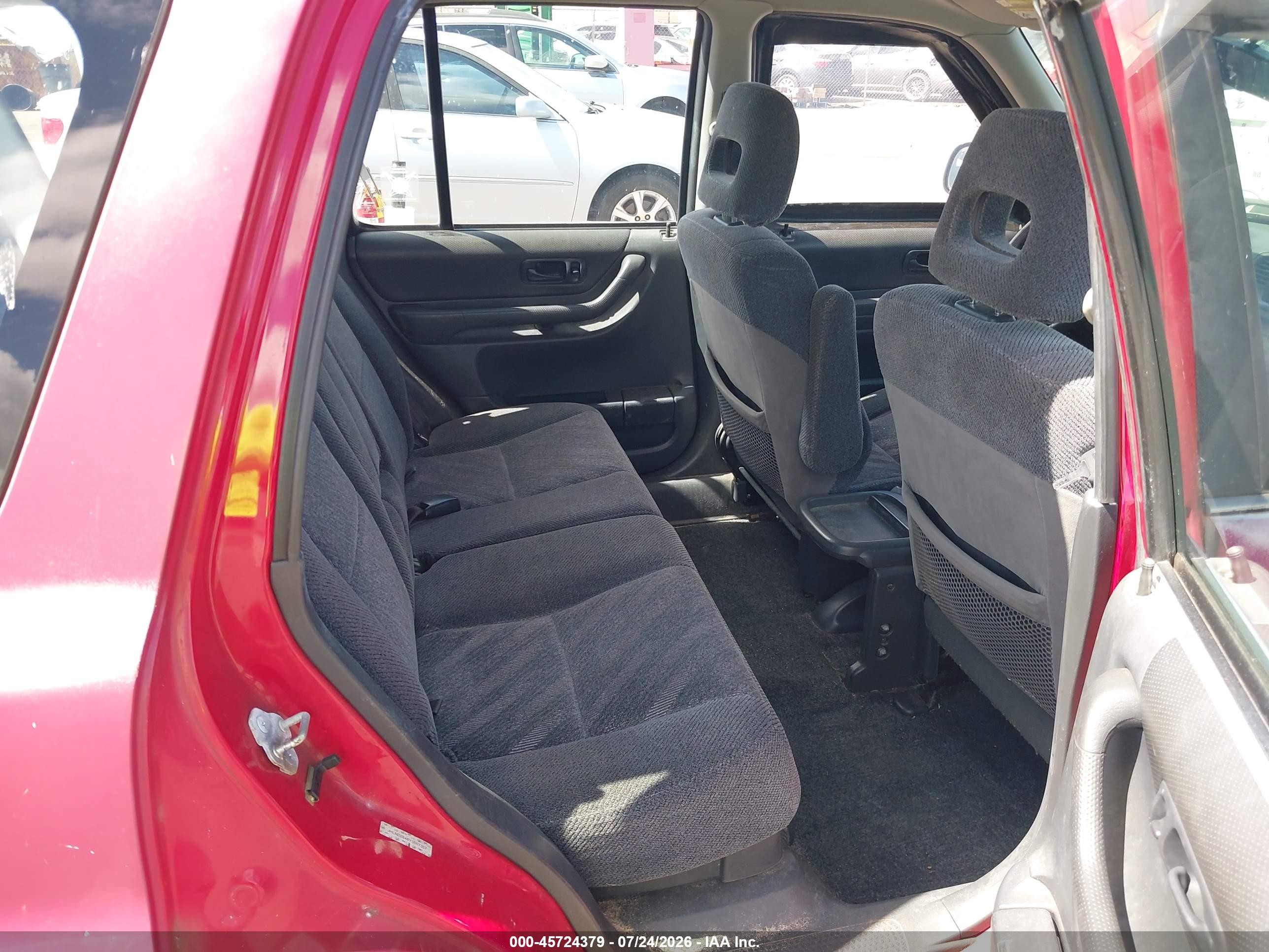 2000 Honda Cr-v Lx Red vin: JHLRD2846YS007357