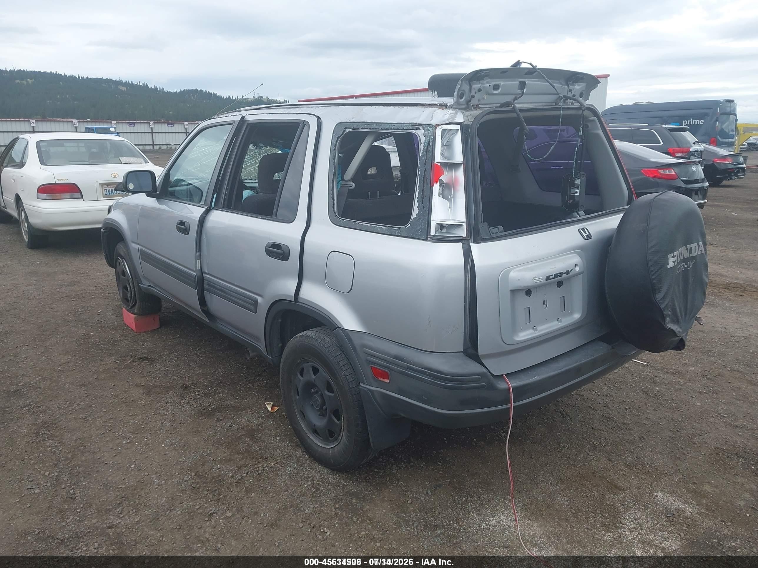 2001 Honda Cr-v Lx Silver vin: JHLRD28471C005682