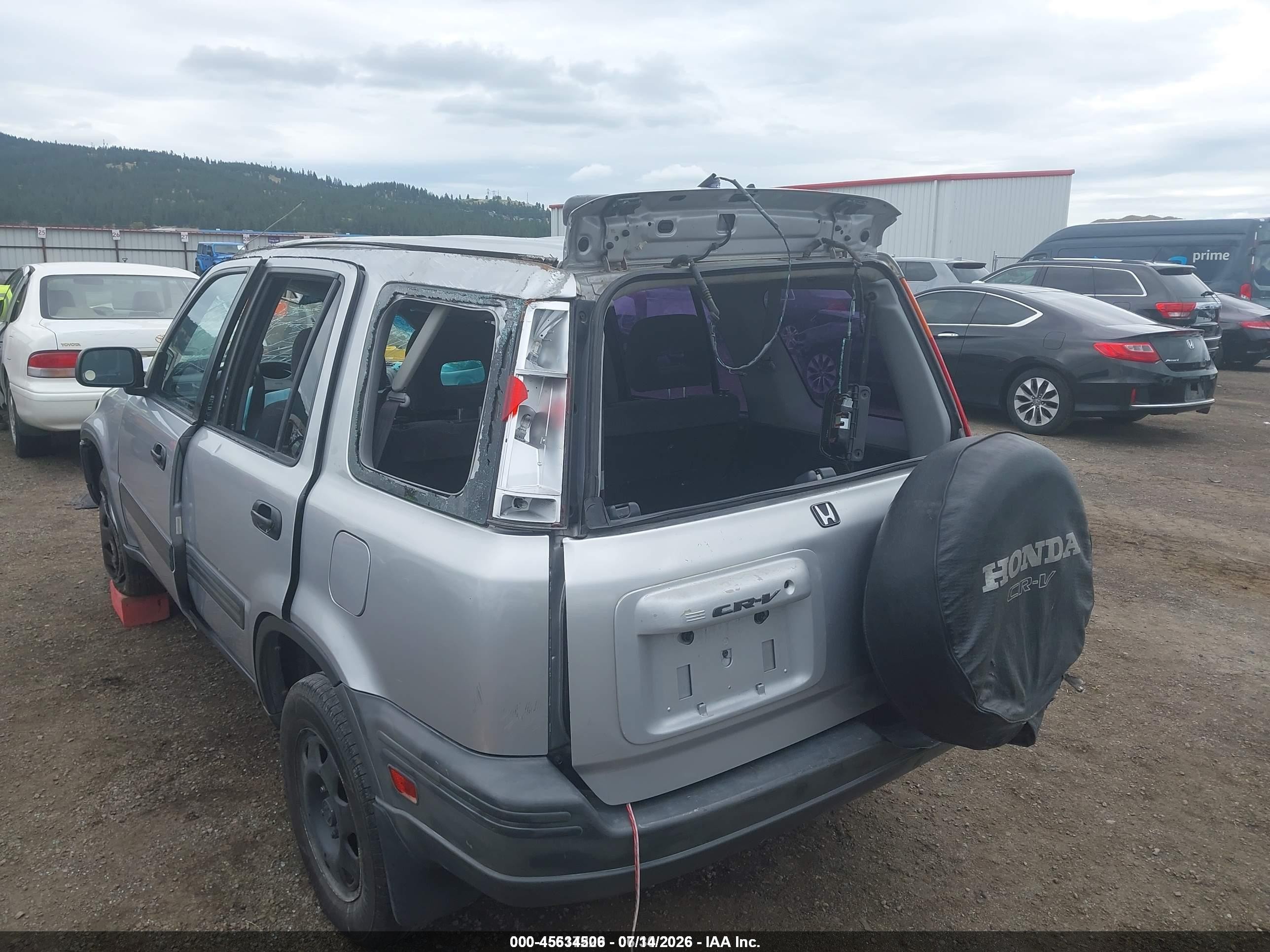 2001 Honda Cr-v Lx Silver vin: JHLRD28471C005682