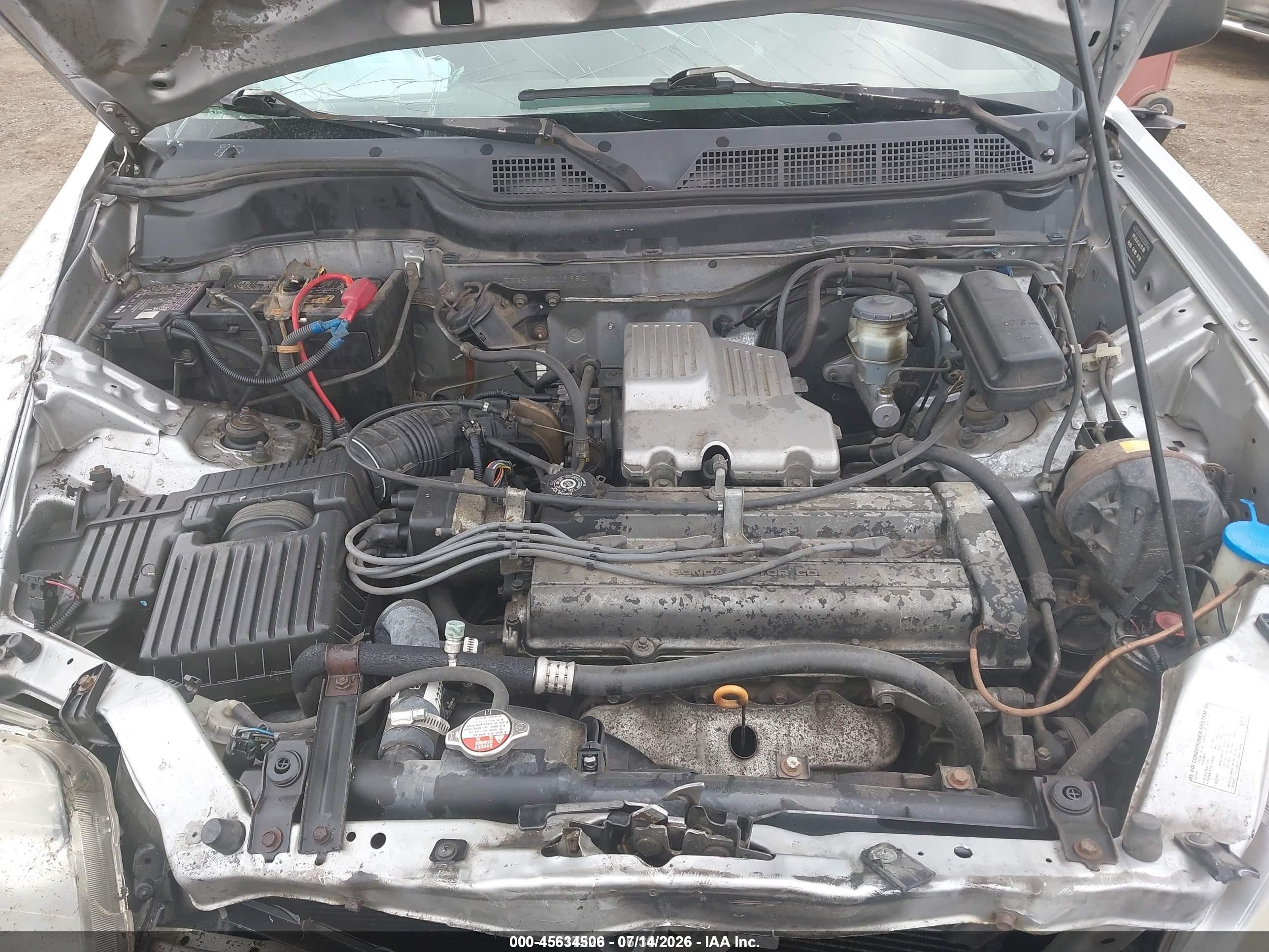 2001 Honda Cr-v Lx Silver vin: JHLRD28471C005682
