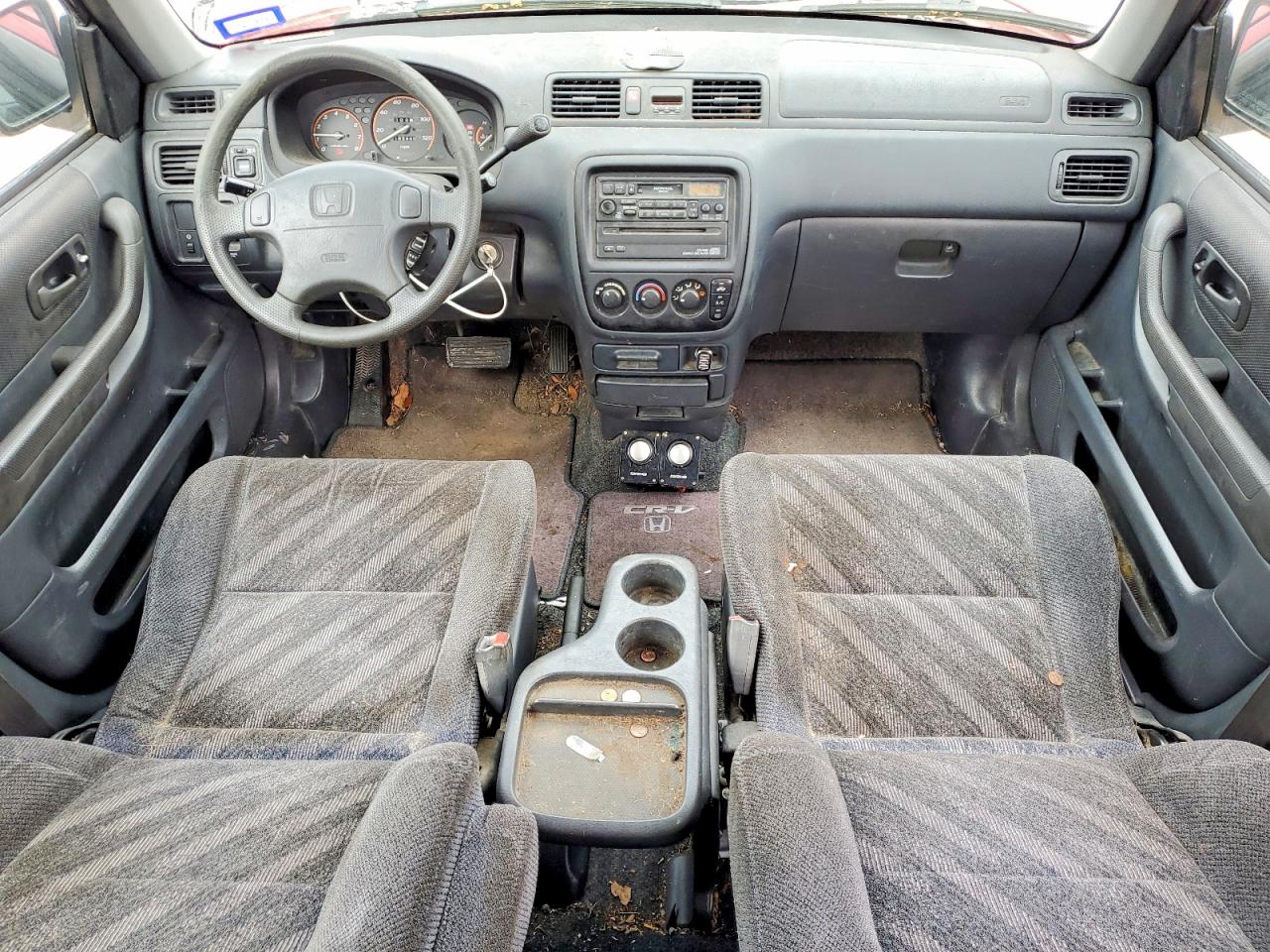 1999 Honda Cr-v Lx Red vin: JHLRD2847XC022099