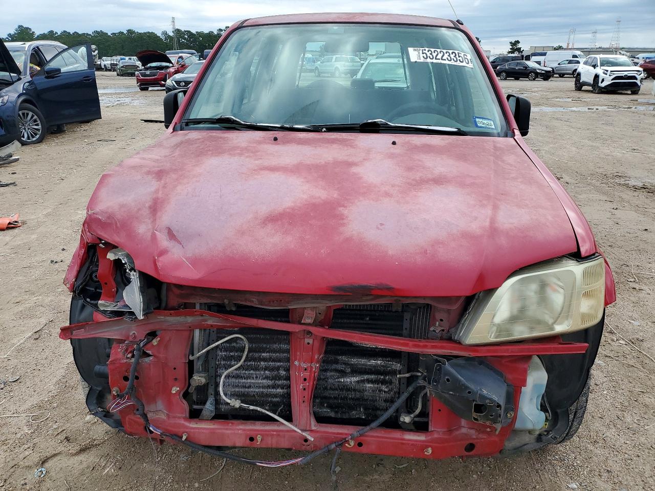 1999 Honda Cr-v Lx Red vin: JHLRD2847XC022099