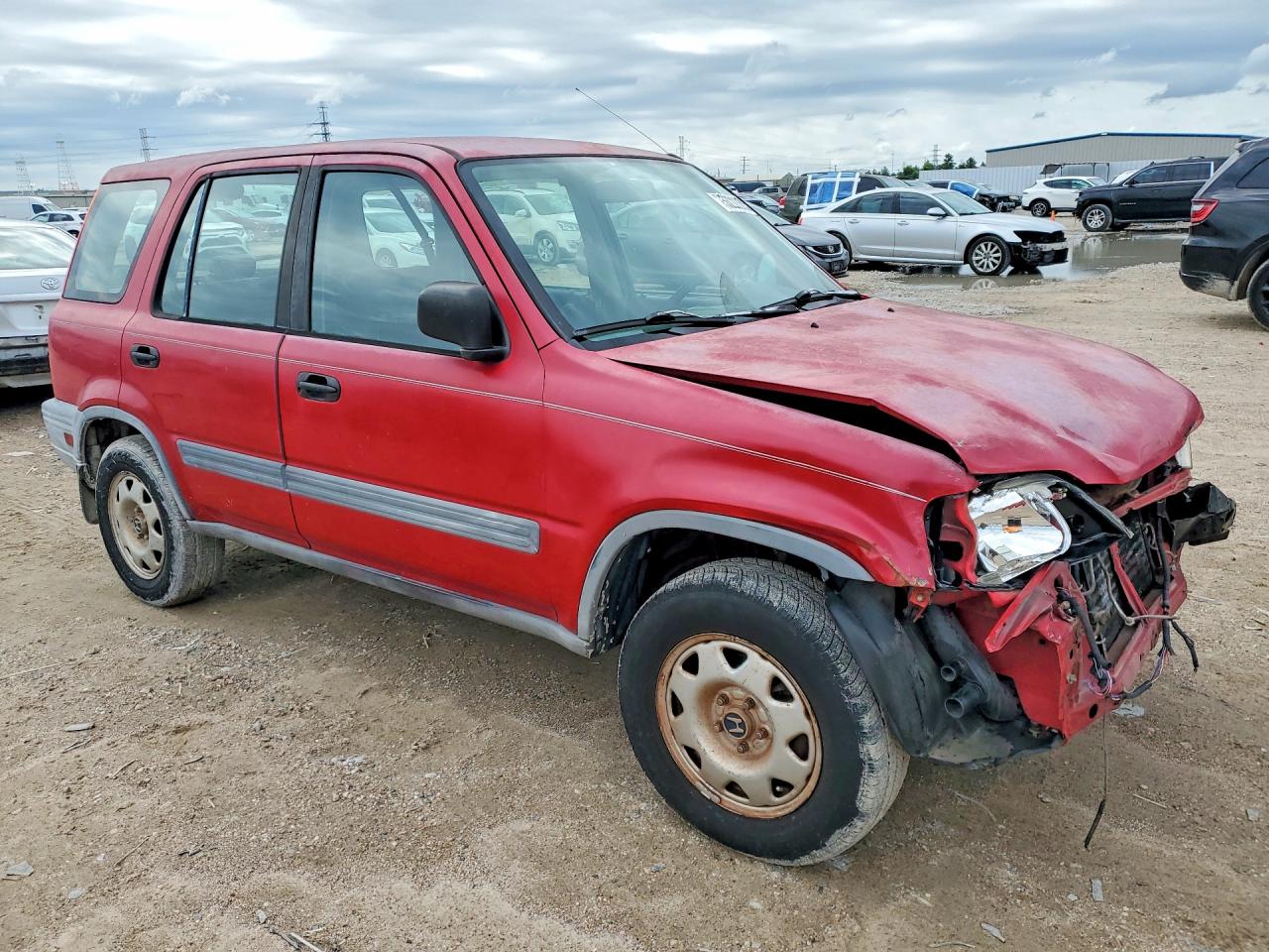 1999 Honda Cr-v Lx Red vin: JHLRD2847XC022099