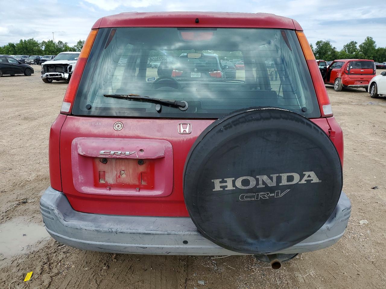 1999 Honda Cr-v Lx Red vin: JHLRD2847XC022099
