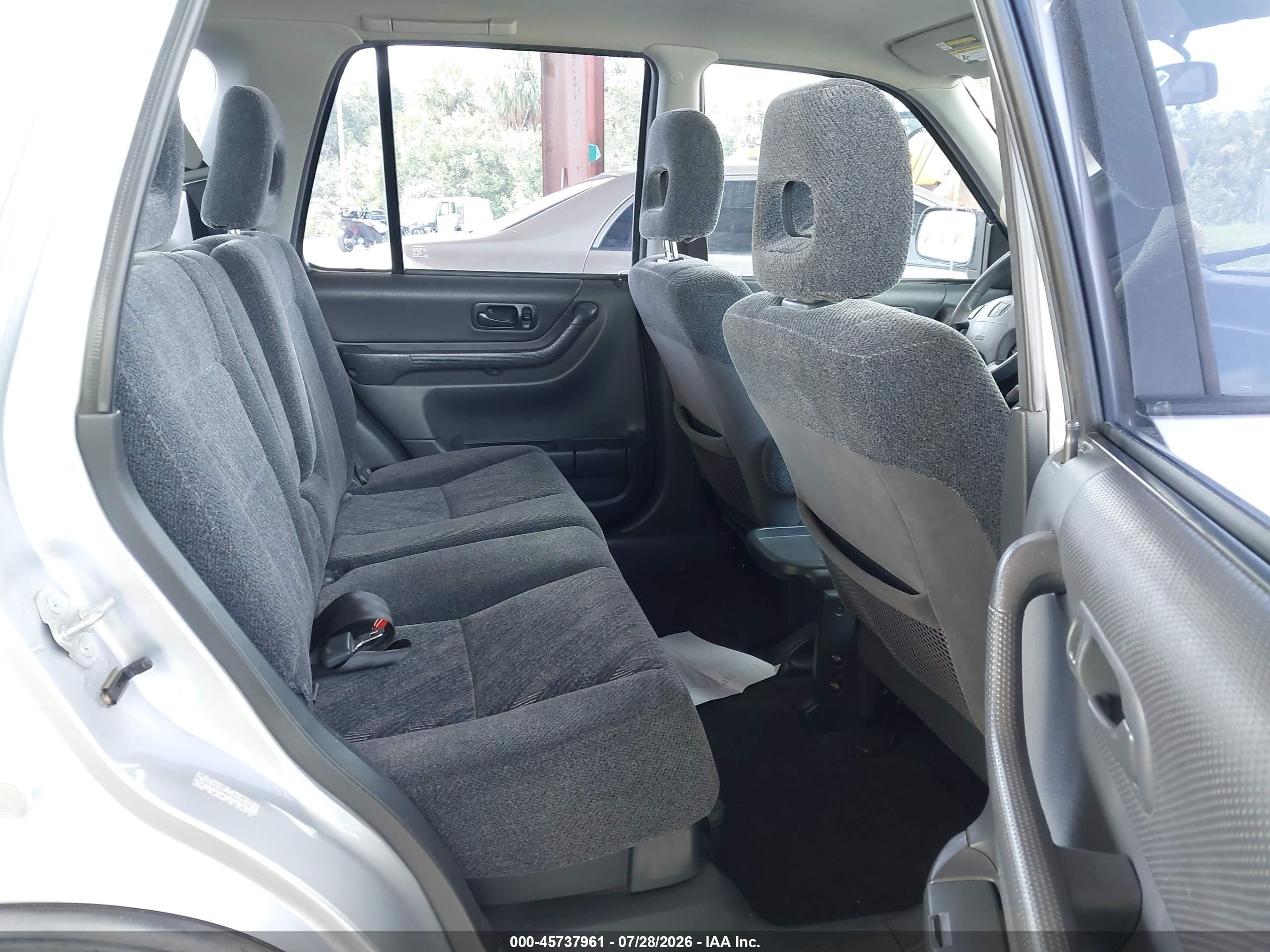 2001 Honda Cr-v Lx Silver vin: JHLRD28481S013473