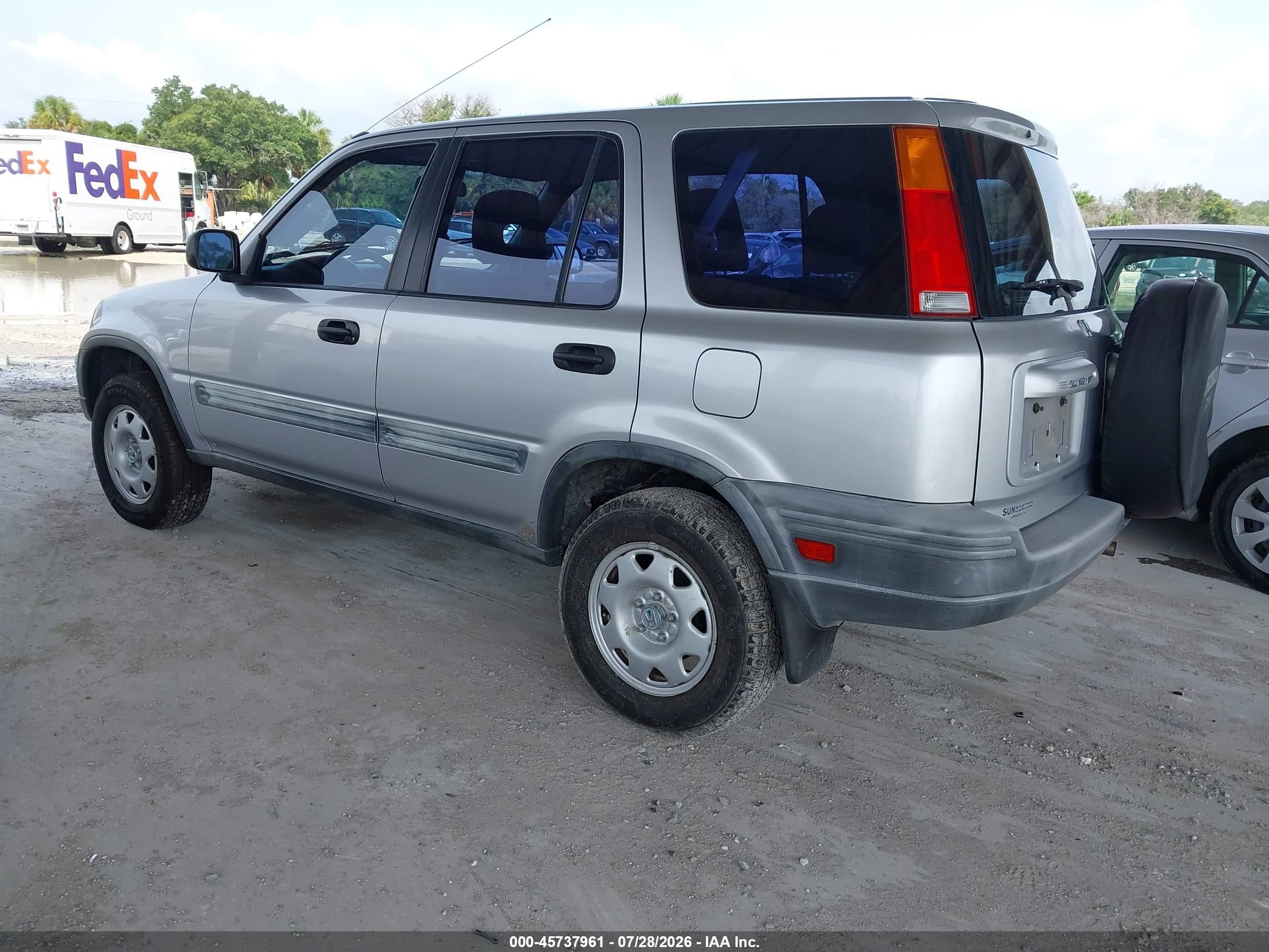 2001 Honda Cr-v Lx Silver vin: JHLRD28481S013473
