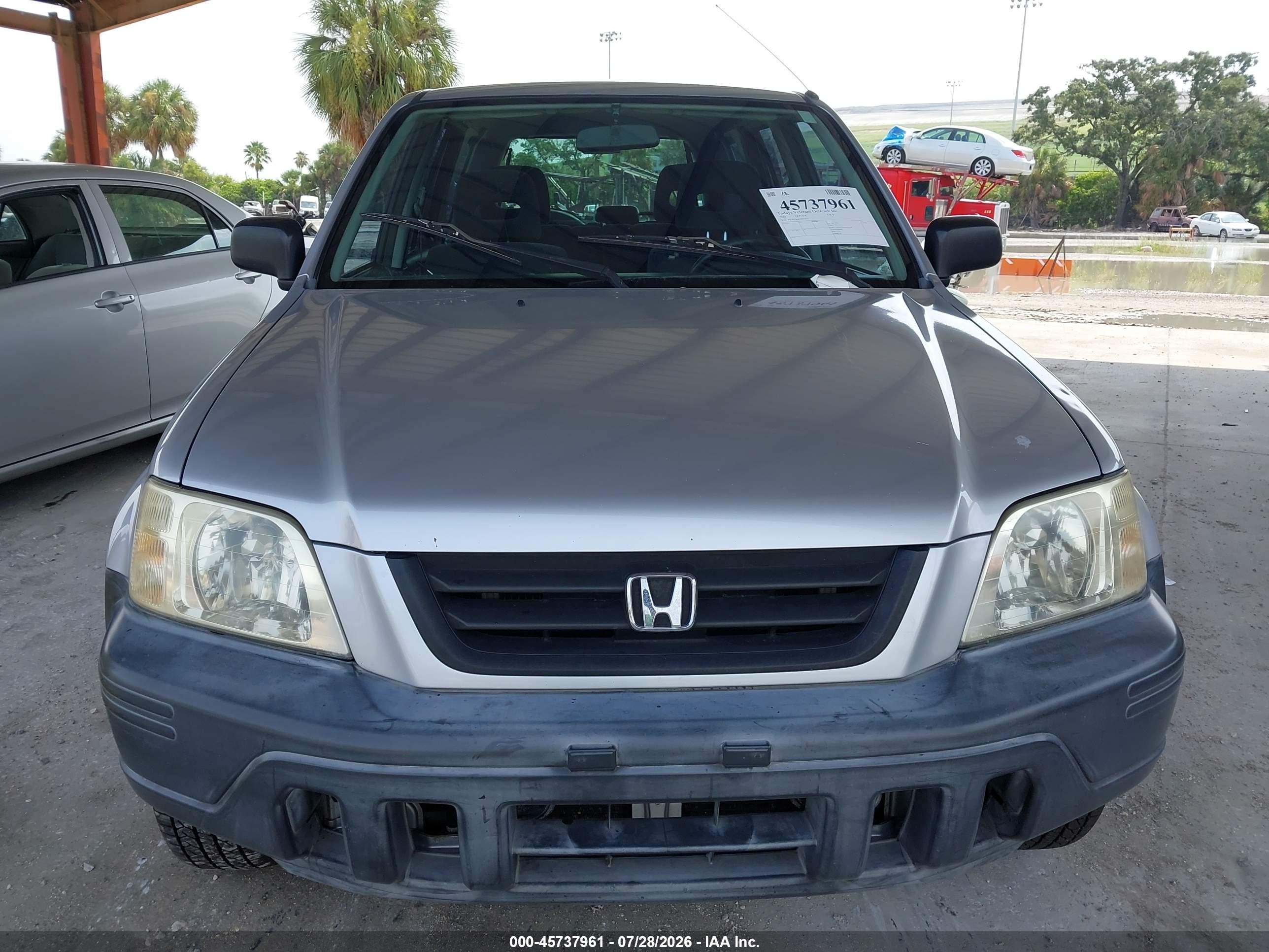 2001 Honda Cr-v Lx Silver vin: JHLRD28481S013473