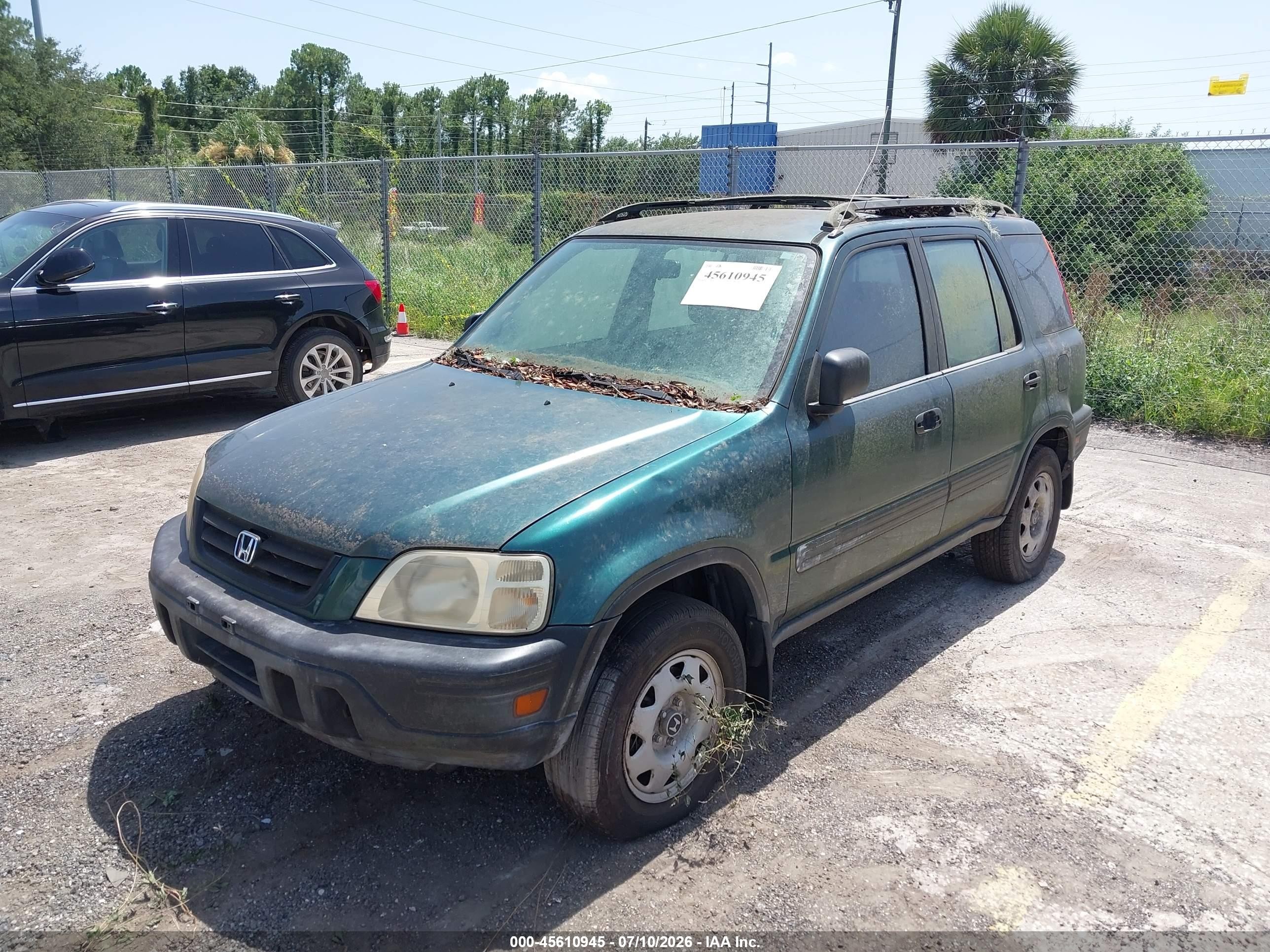 2001 Honda Cr-v Lx Green vin: JHLRD28481S017698