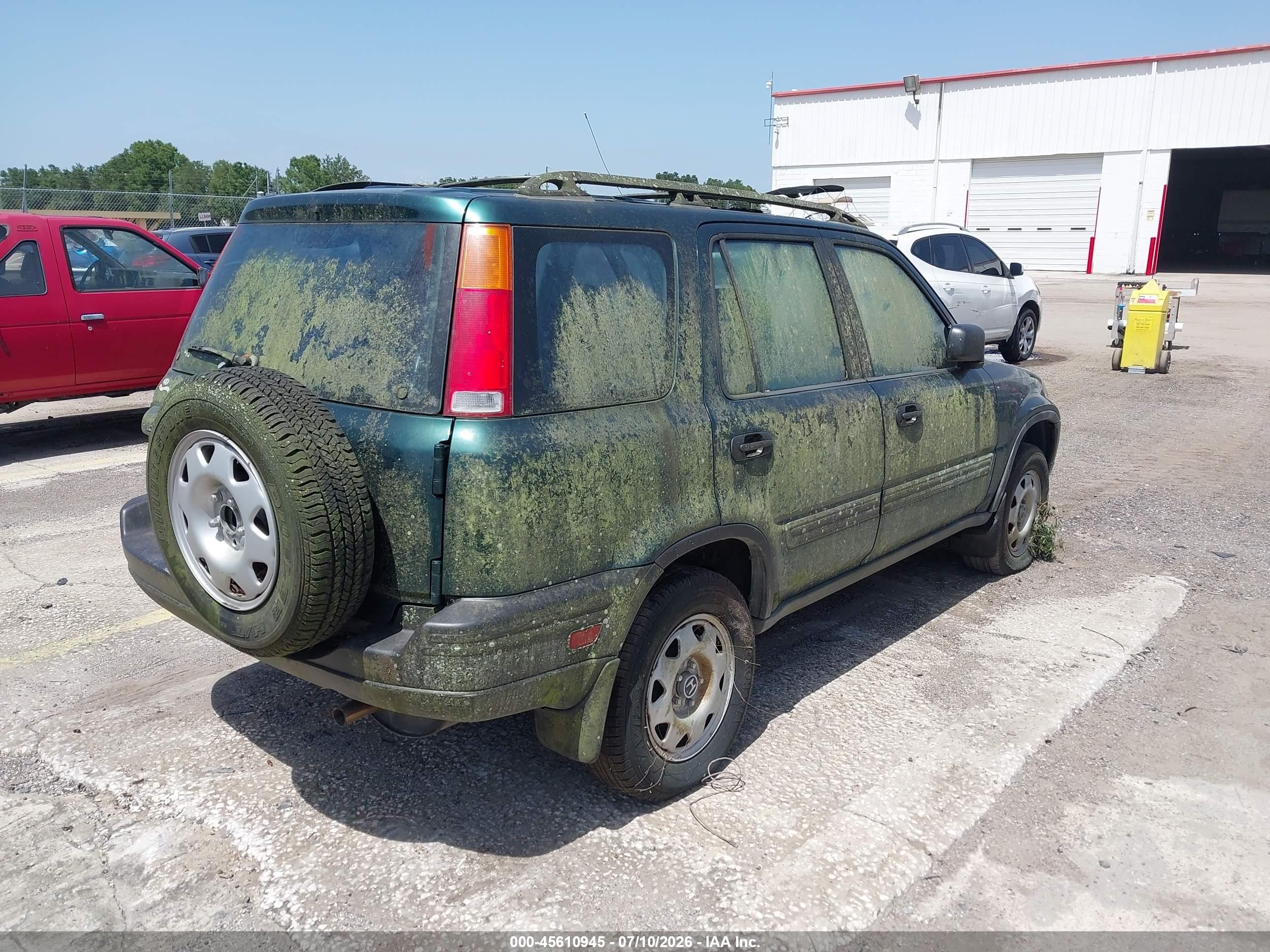 2001 Honda Cr-v Lx Green vin: JHLRD28481S017698