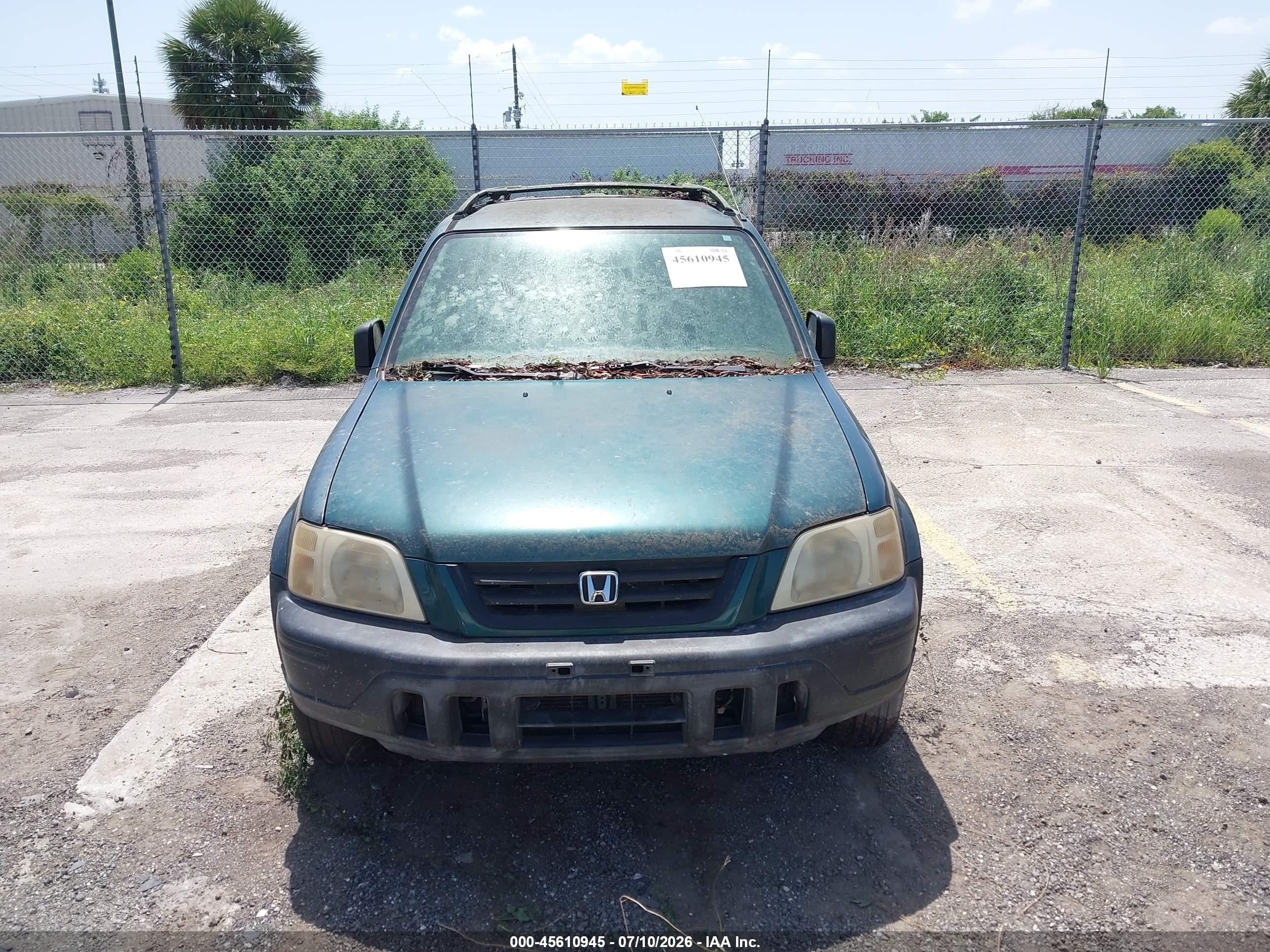 2001 Honda Cr-v Lx Green vin: JHLRD28481S017698