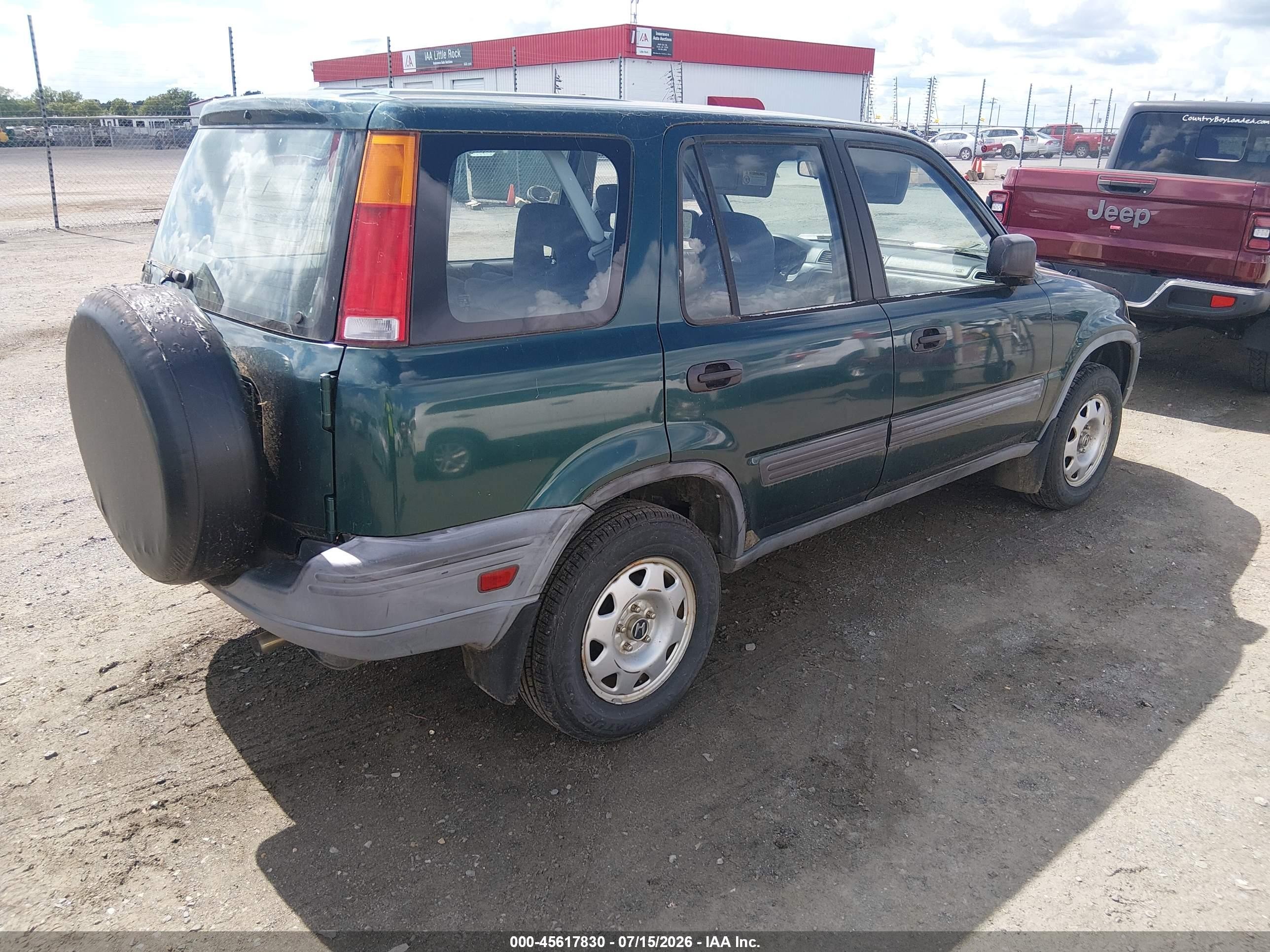 2001 Honda Cr-v Lx Зеленый vin: JHLRD28481S017720
