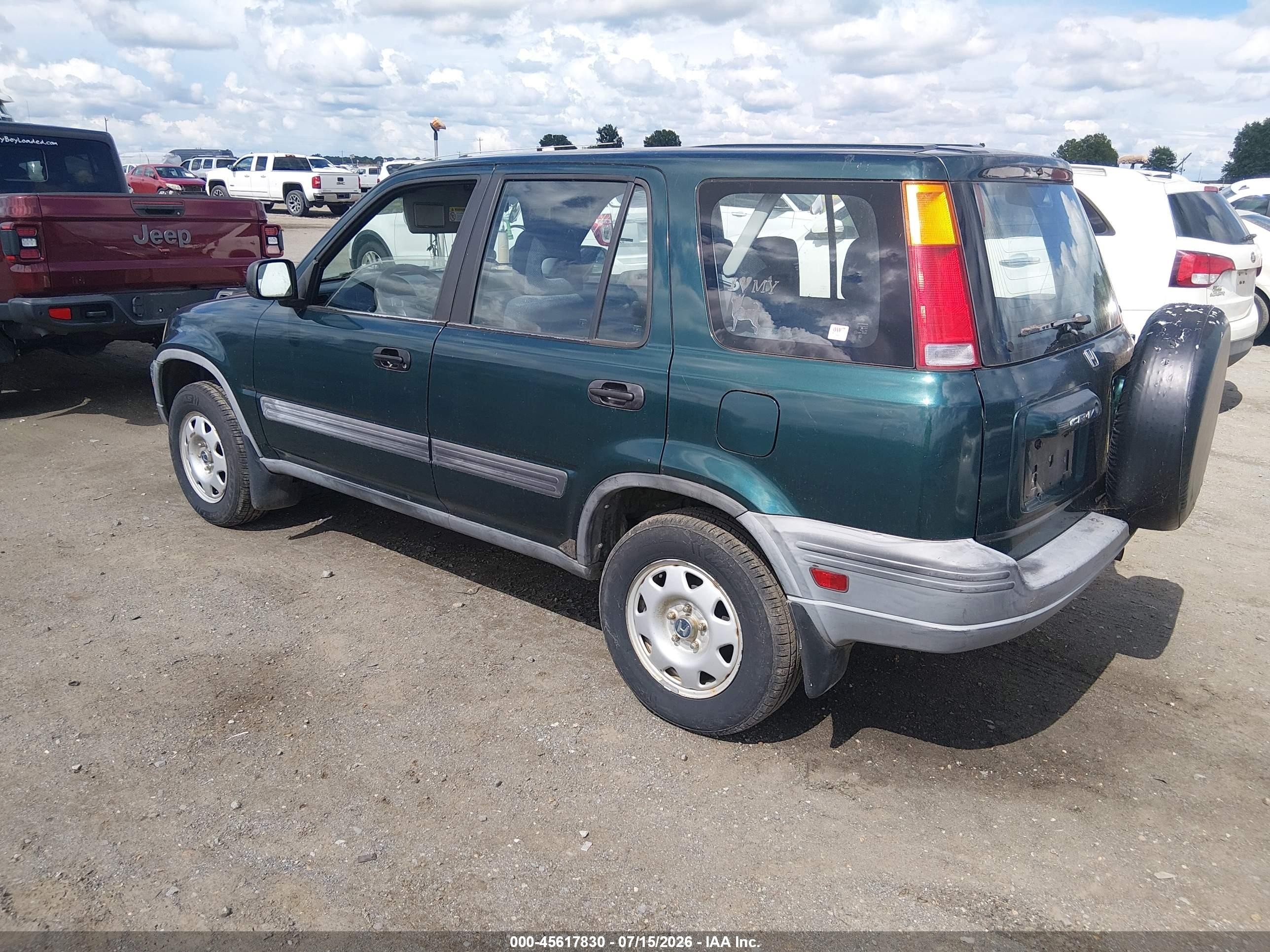 2001 Honda Cr-v Lx Зеленый vin: JHLRD28481S017720