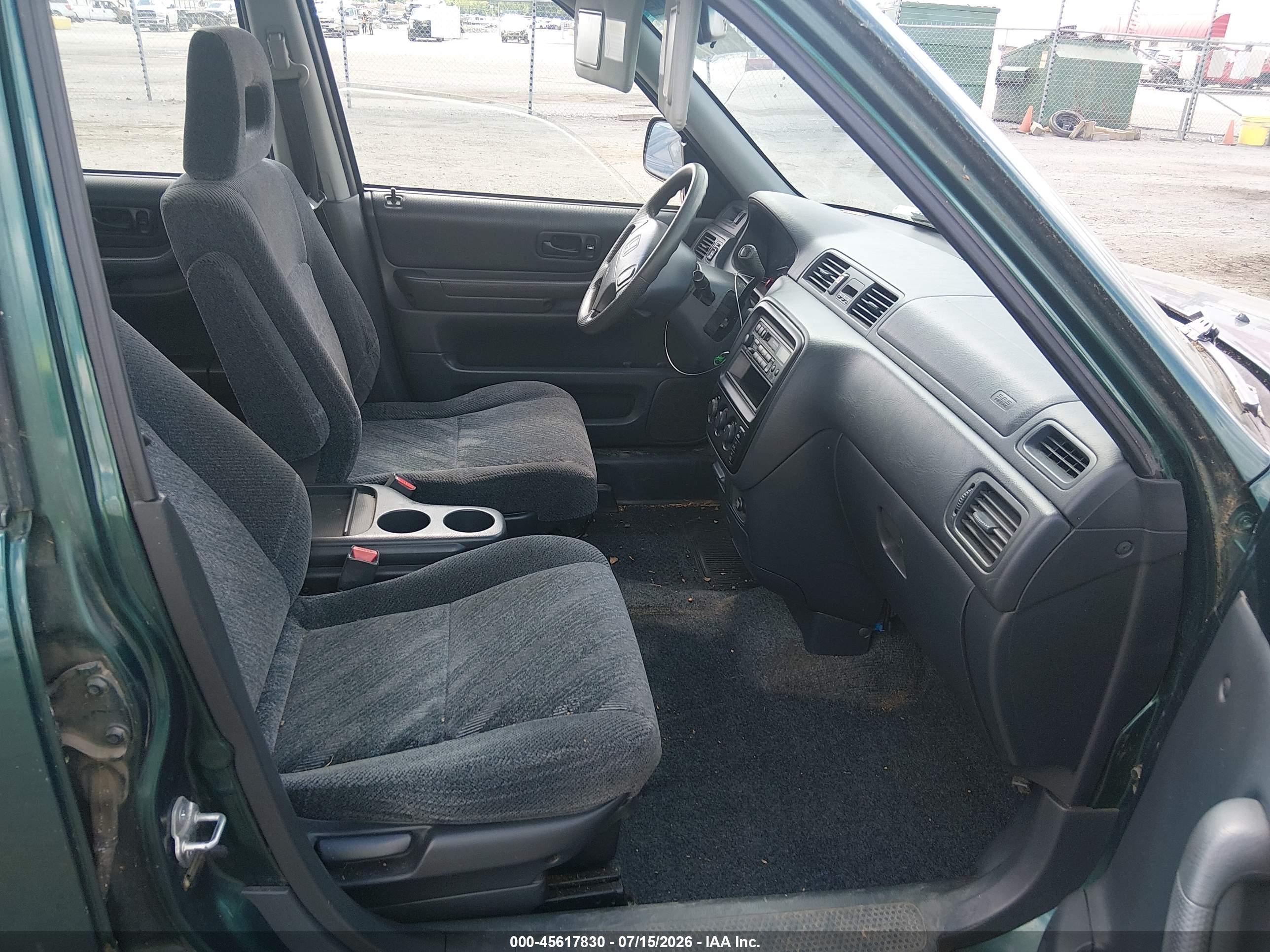 2001 Honda Cr-v Lx Зеленый vin: JHLRD28481S017720