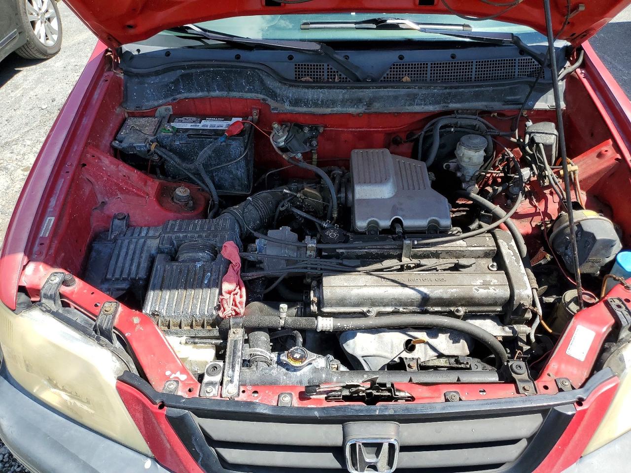 1999 Honda Cr-v Lx Red vin: JHLRD2848XC022192