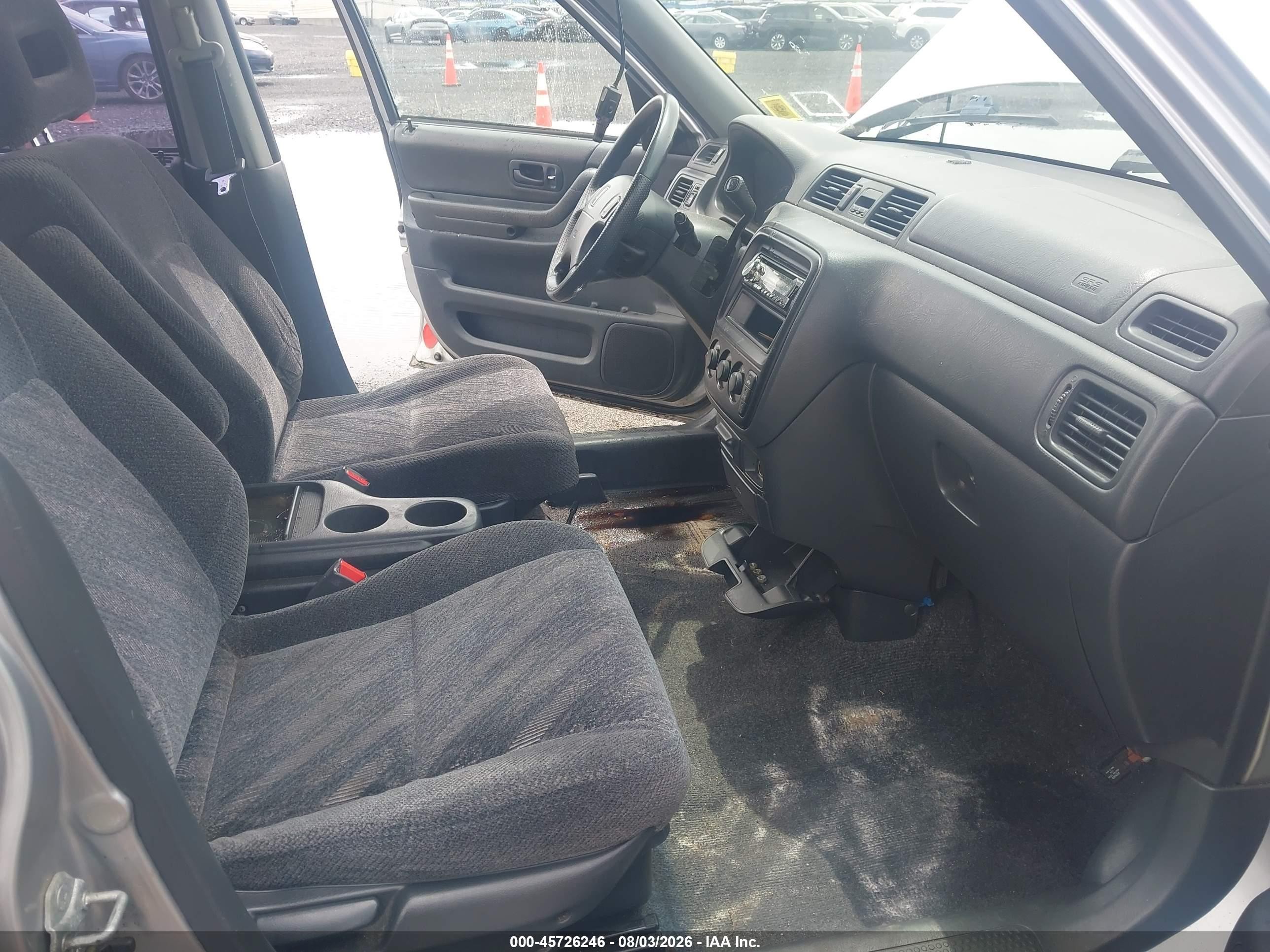 2001 Honda Cr-v Lx Gray vin: JHLRD28491C001925