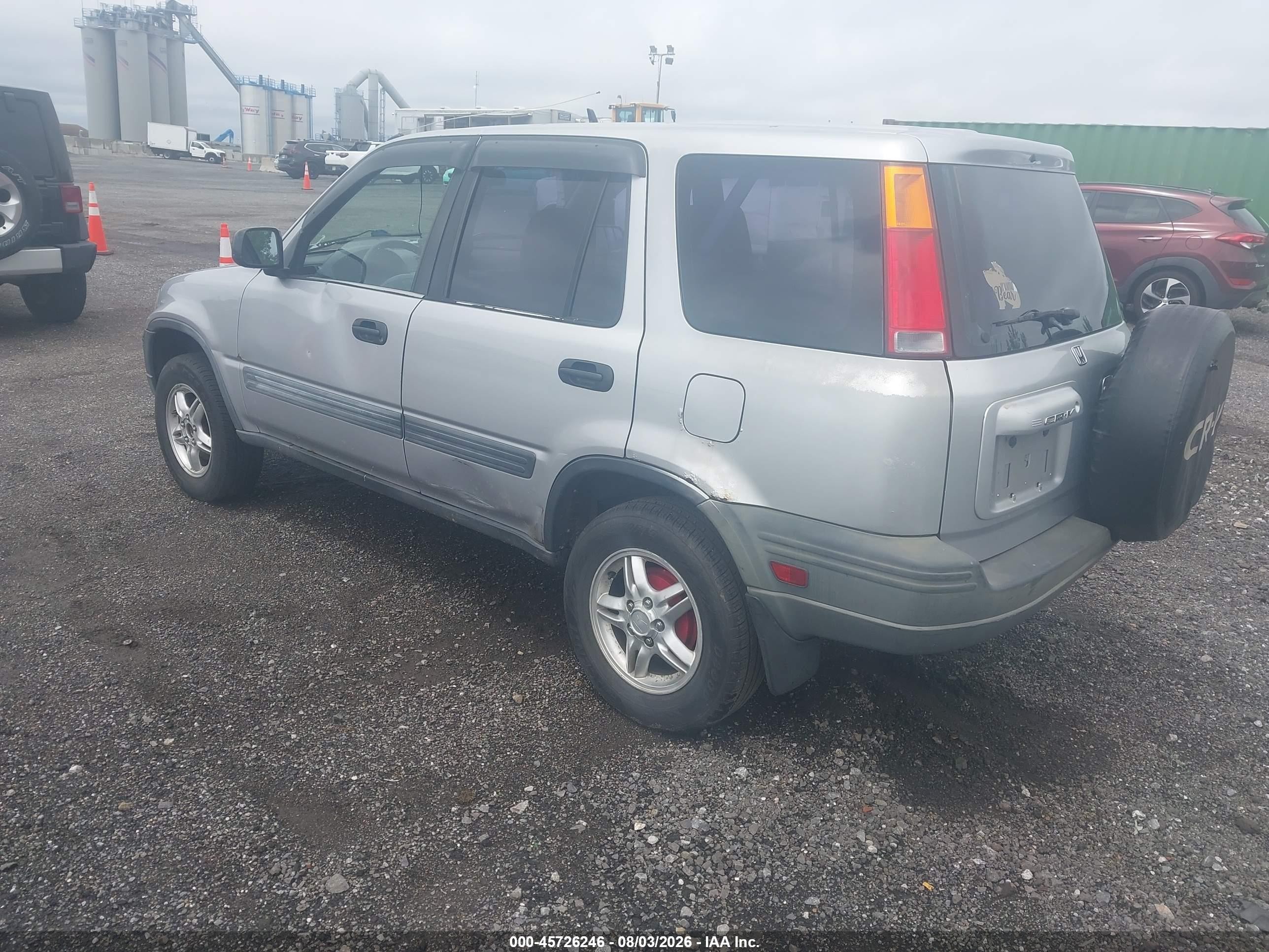 2001 Honda Cr-v Lx Gray vin: JHLRD28491C001925