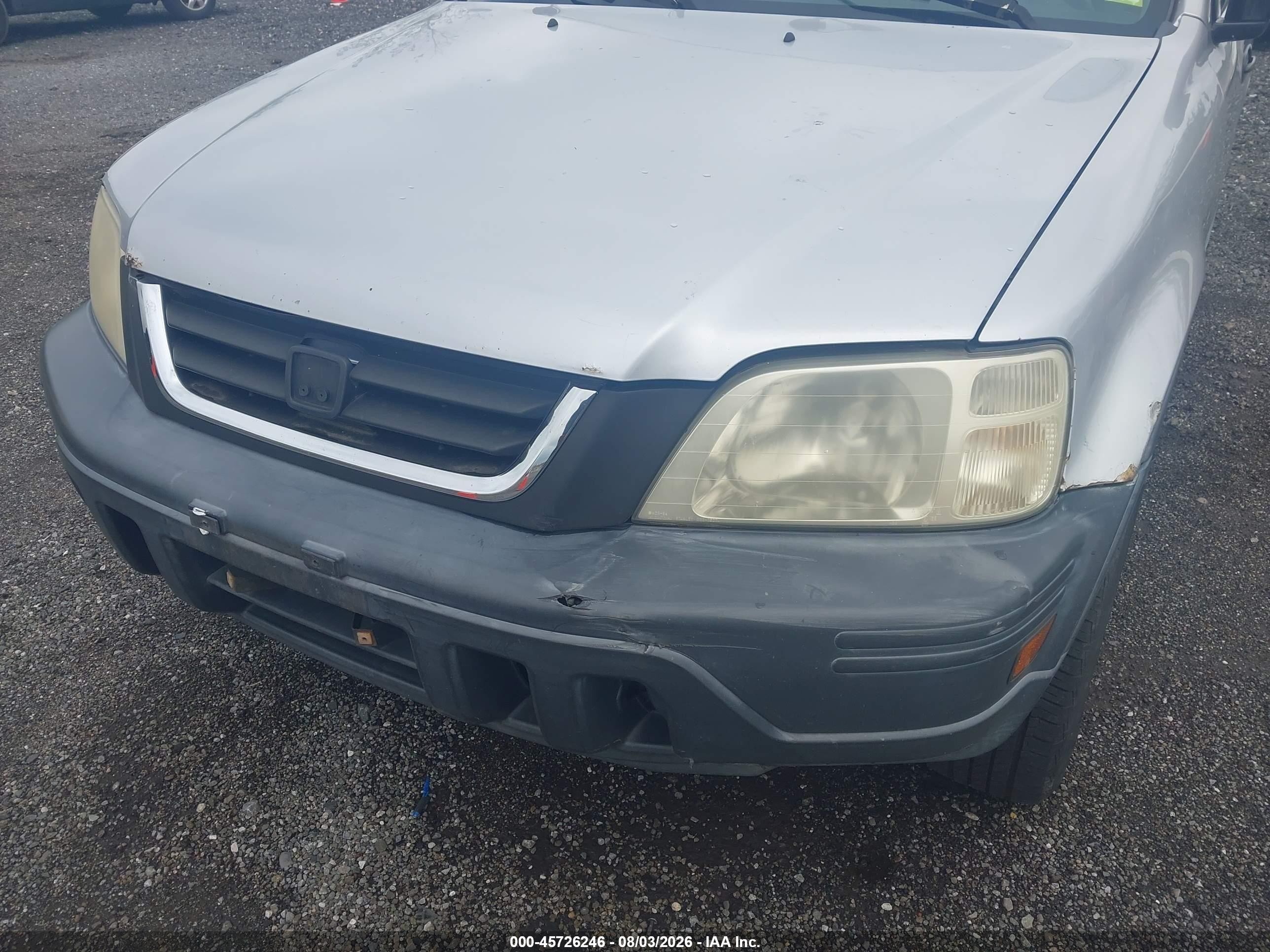 2001 Honda Cr-v Lx Gray vin: JHLRD28491C001925