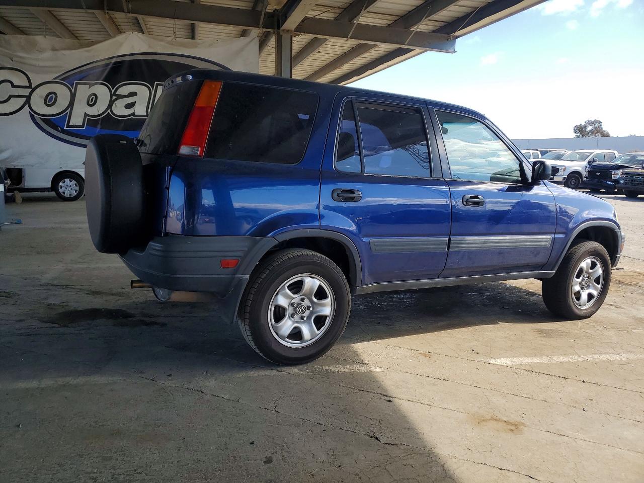 1999 Honda Cr-v Lx Blue vin: JHLRD2849XC012125