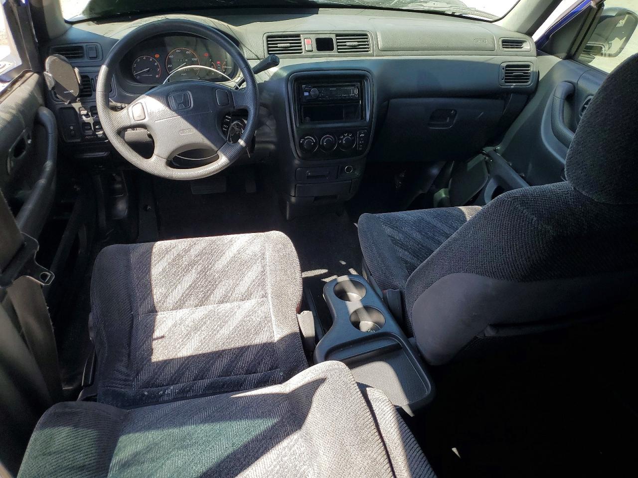 2000 Honda Cr-v Lx Blue vin: JHLRD2849YC014765