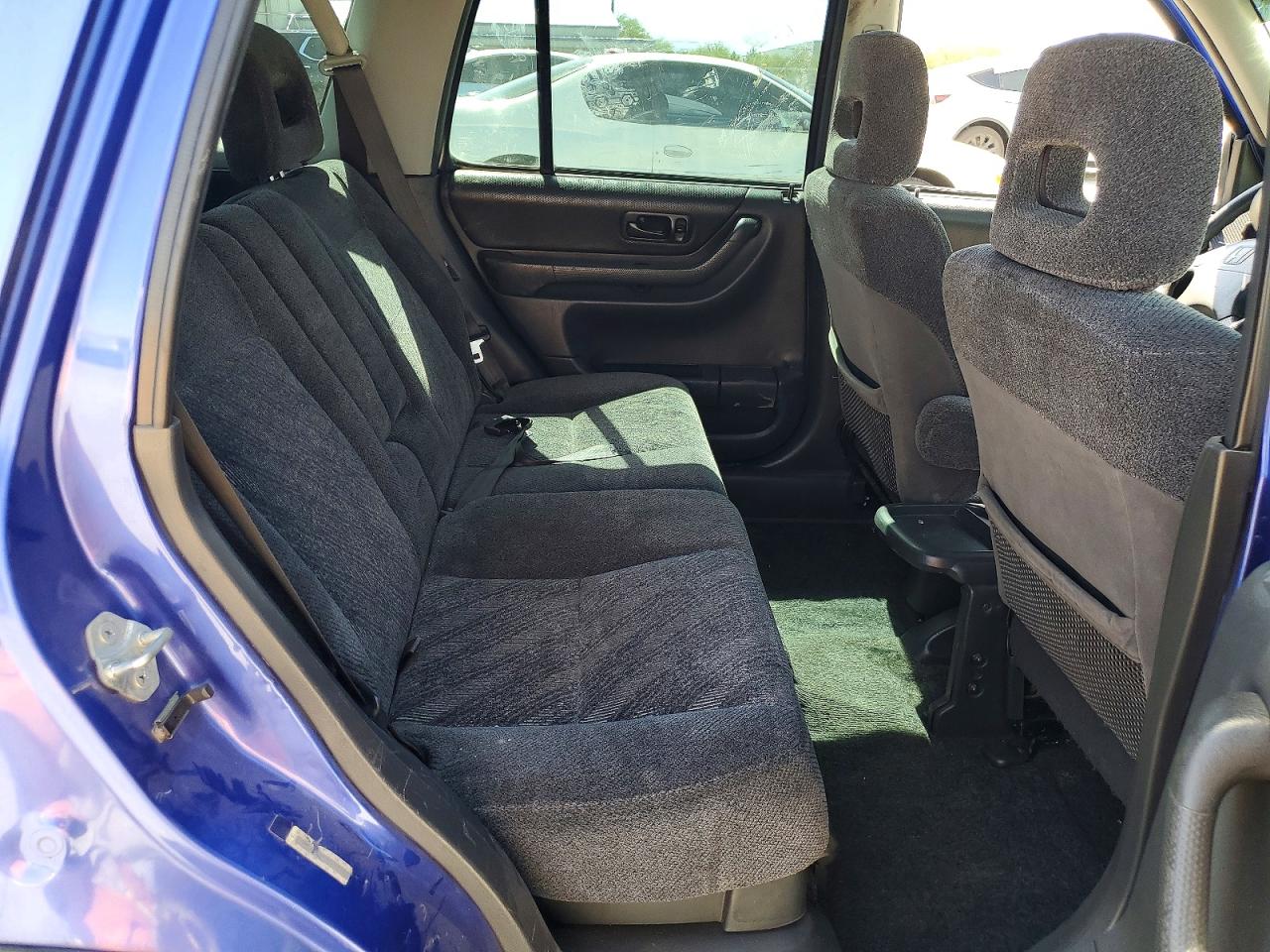 2000 Honda Cr-v Lx Blue vin: JHLRD2849YC014765