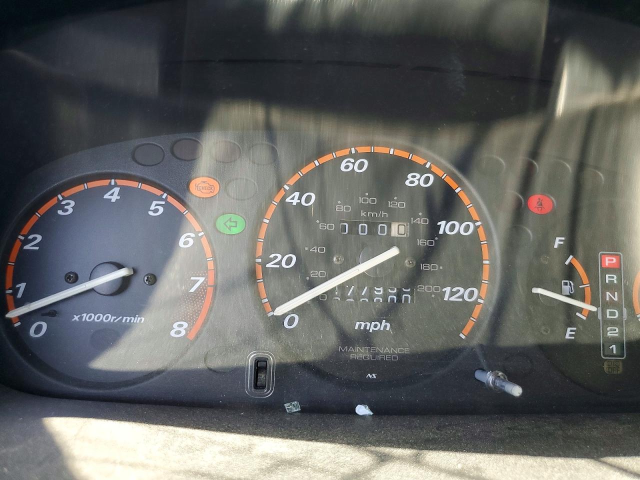 2000 Honda Cr-v Lx Blue vin: JHLRD2849YC014765