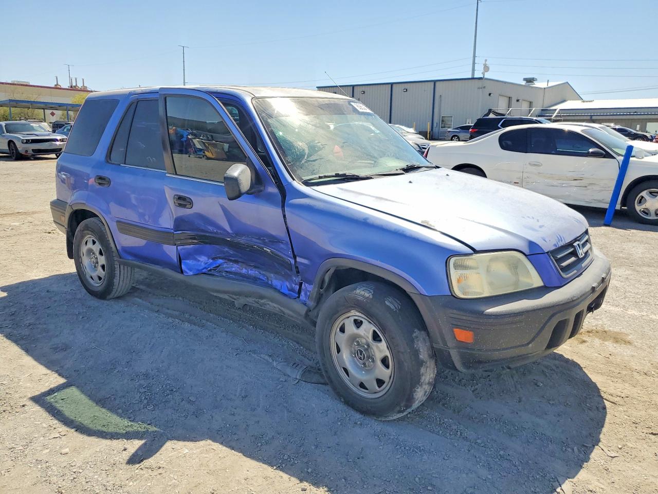 2000 Honda Cr-v Lx Blue vin: JHLRD2849YC014765