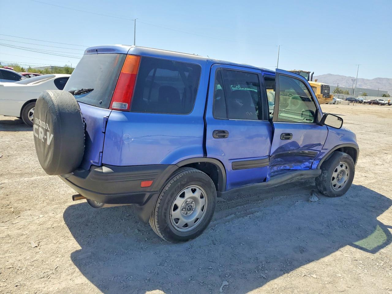 2000 Honda Cr-v Lx Blue vin: JHLRD2849YC014765