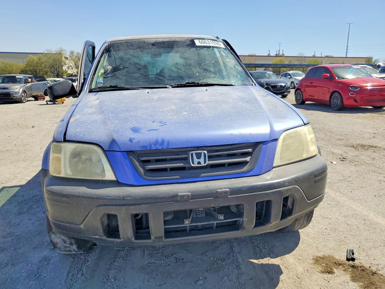 2000 Honda Cr-v Lx Blue vin: JHLRD2849YC014765