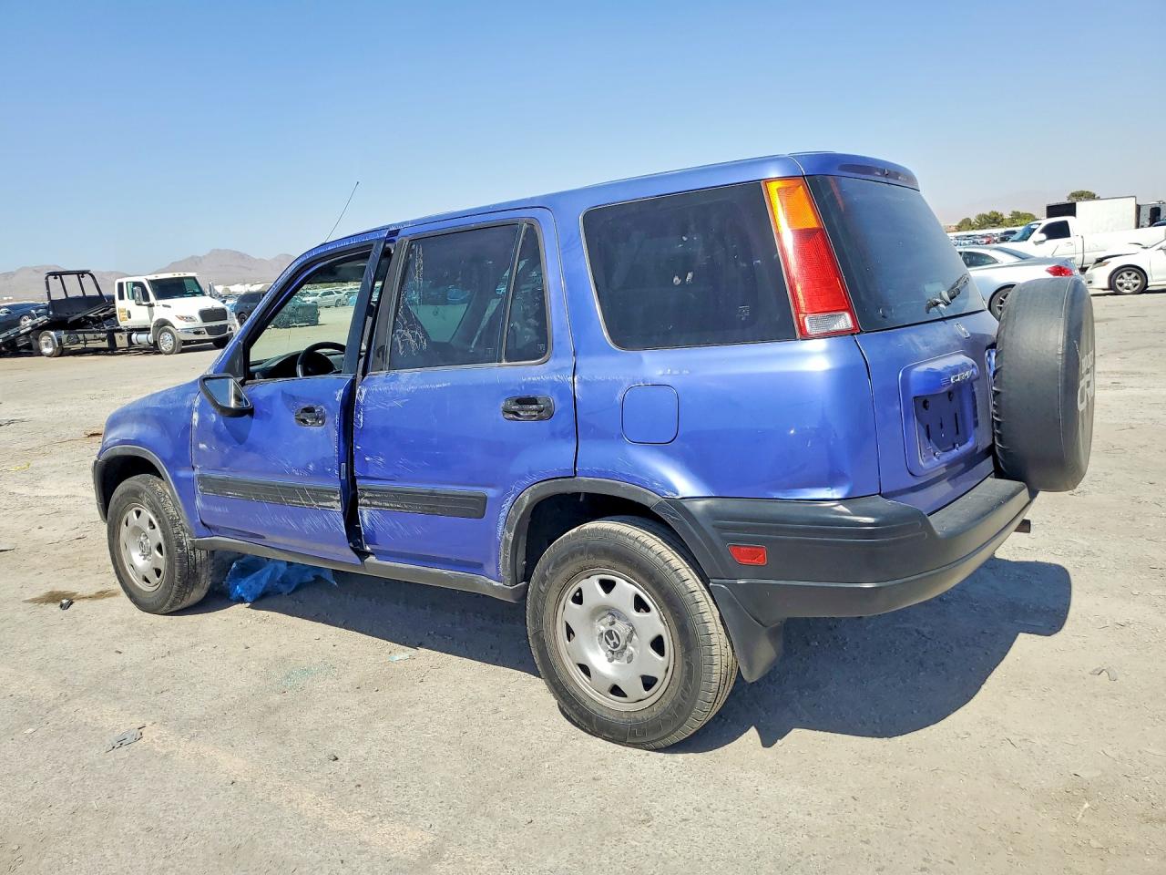 2000 Honda Cr-v Lx Blue vin: JHLRD2849YC014765