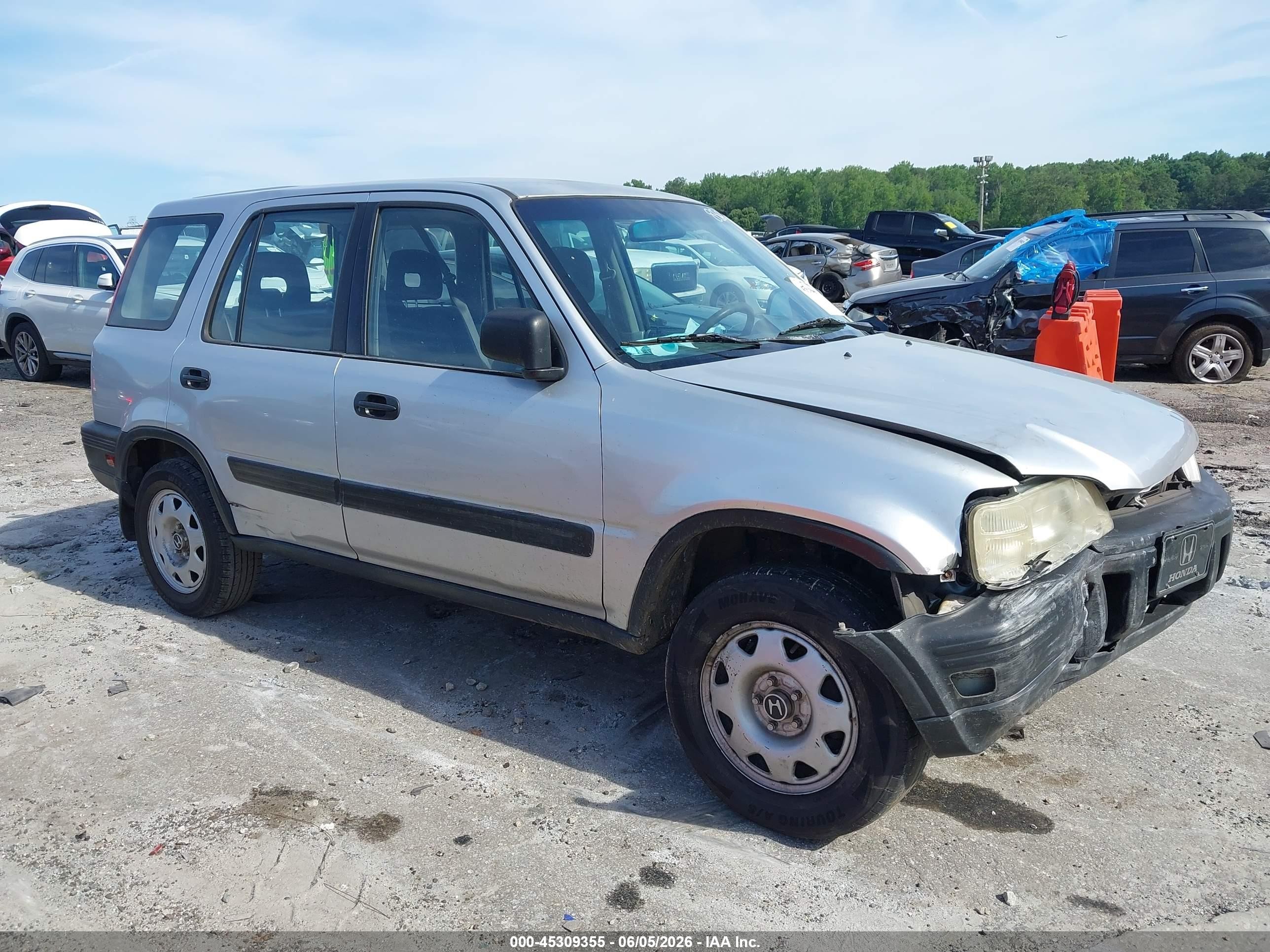 1998 Honda Cr-v Lx Silver vin: JHLRD284XWC008566