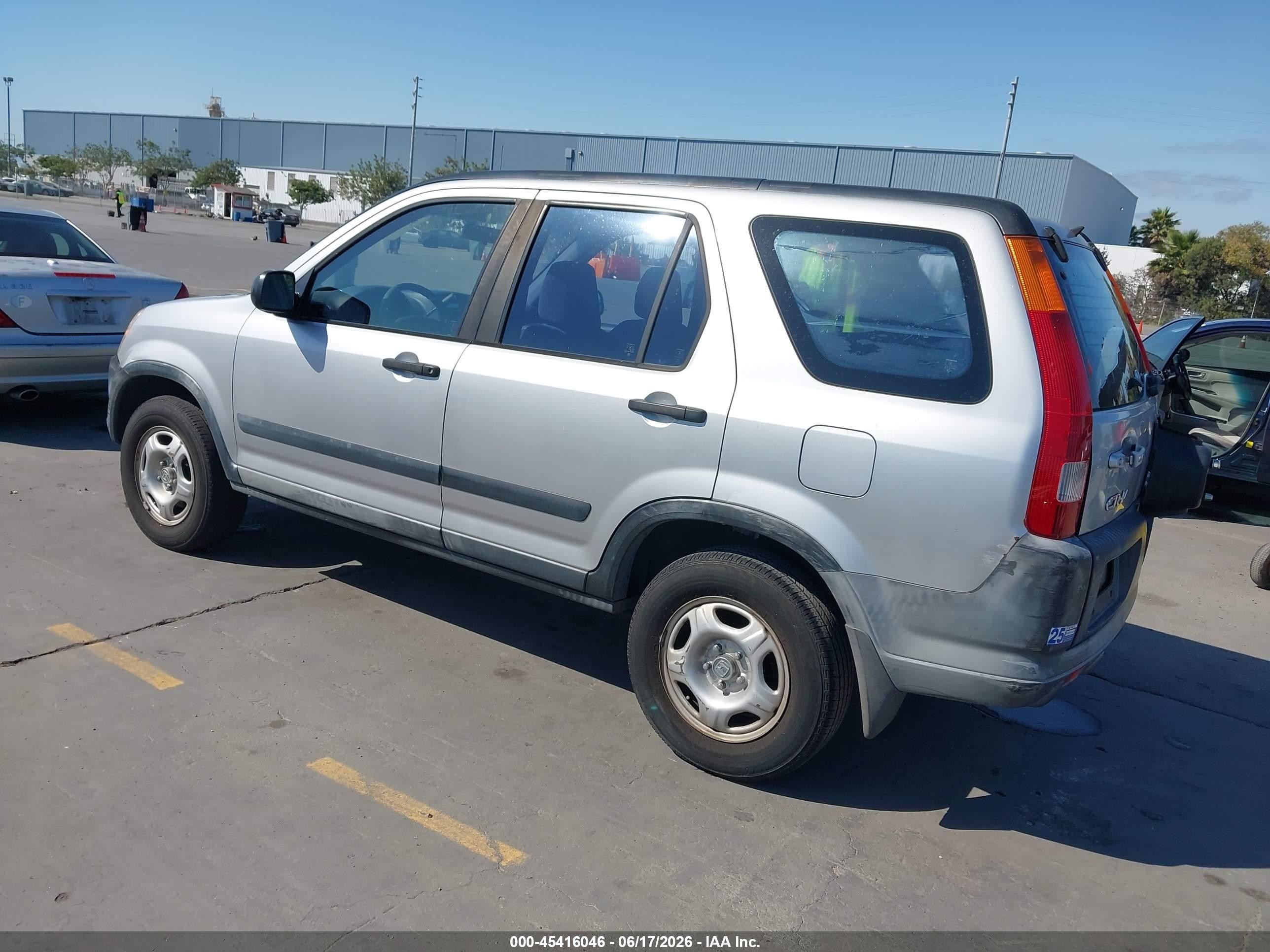 2002 Honda Cr-v Lx Silver vin: JHLRD68402C012241