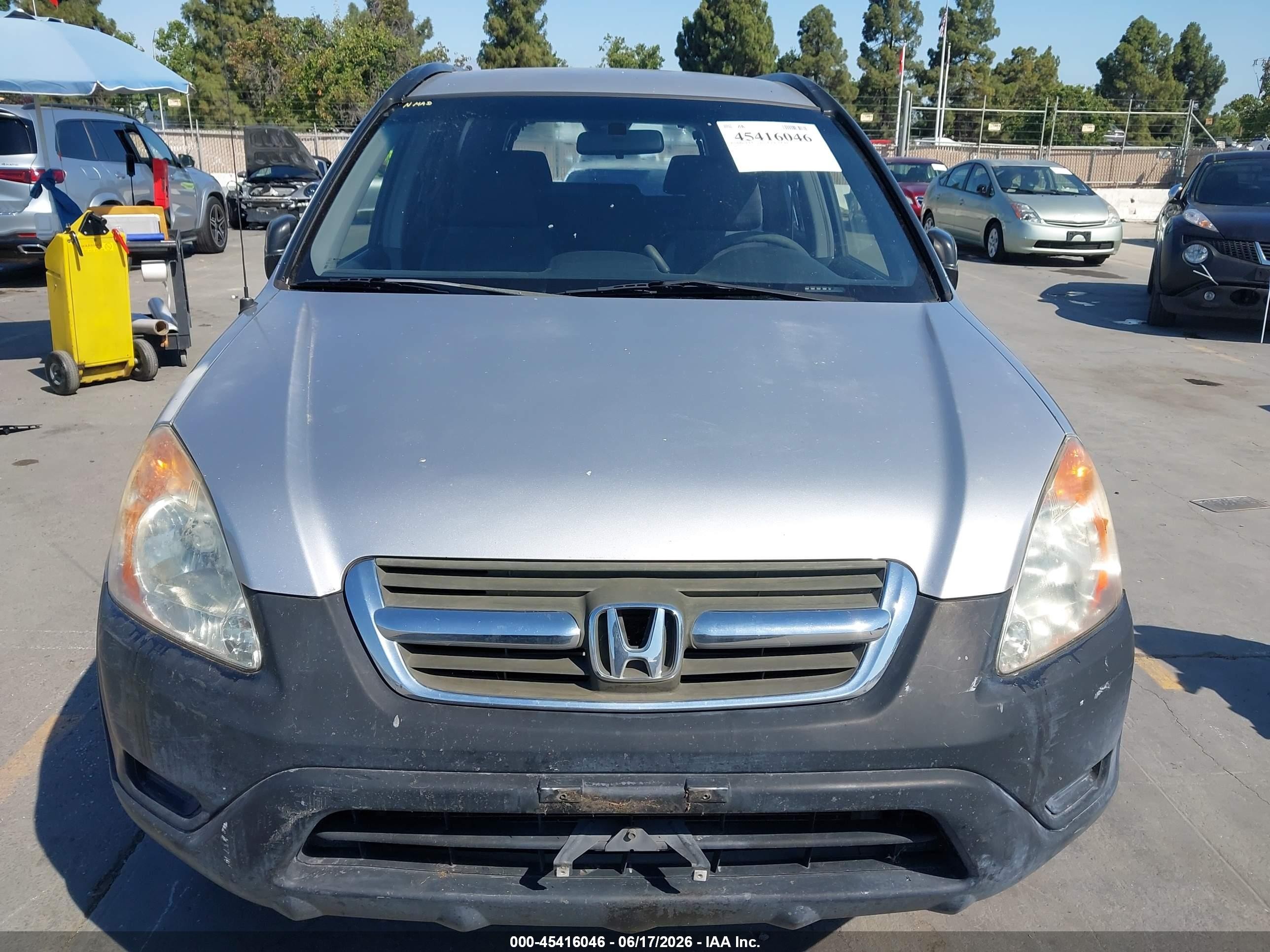 2002 Honda Cr-v Lx Silver vin: JHLRD68402C012241
