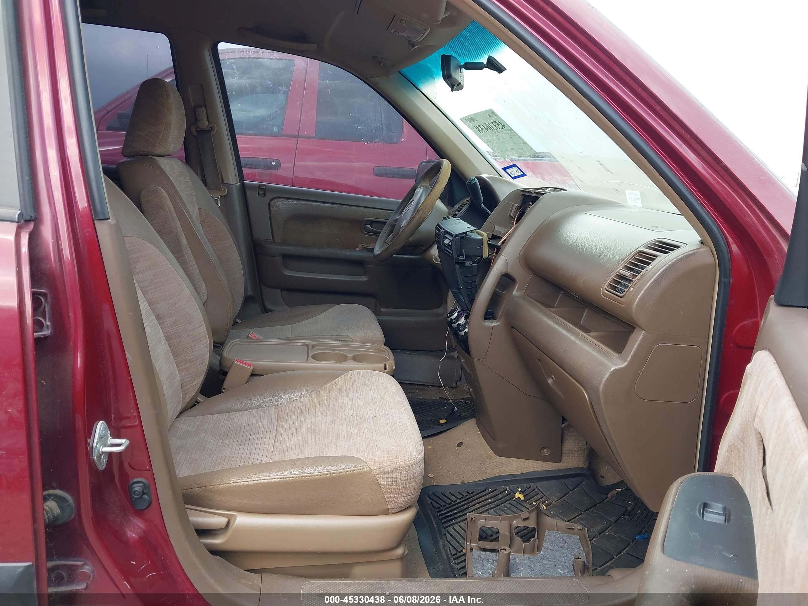 2003 Honda Cr-v Lx Бордовый vin: JHLRD68403C011270